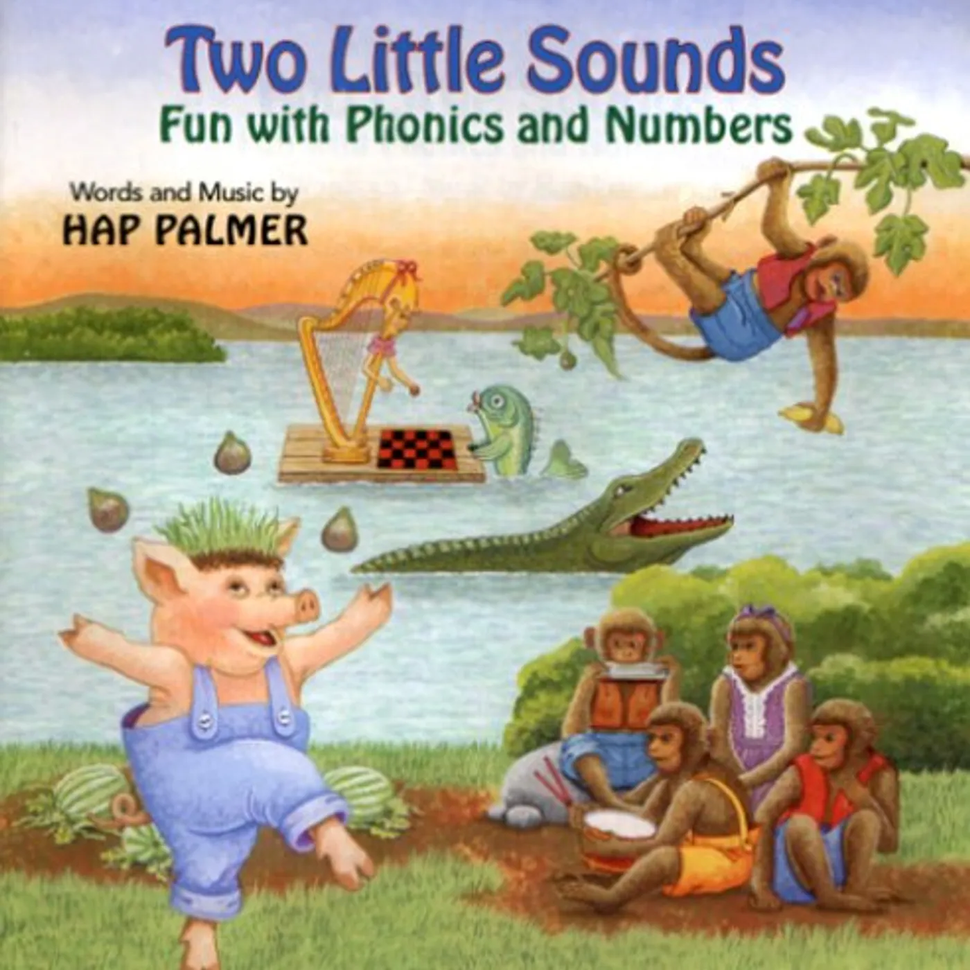 Hap Palmer TWO LITTLE SOUNDS: FUN WITH PHONICS AND NUMBERS CD