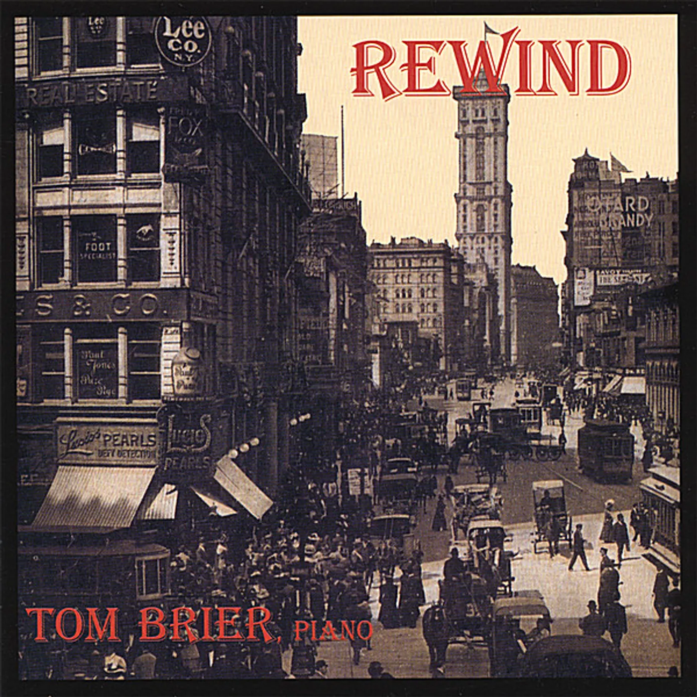 Tom Brier REWIND CD