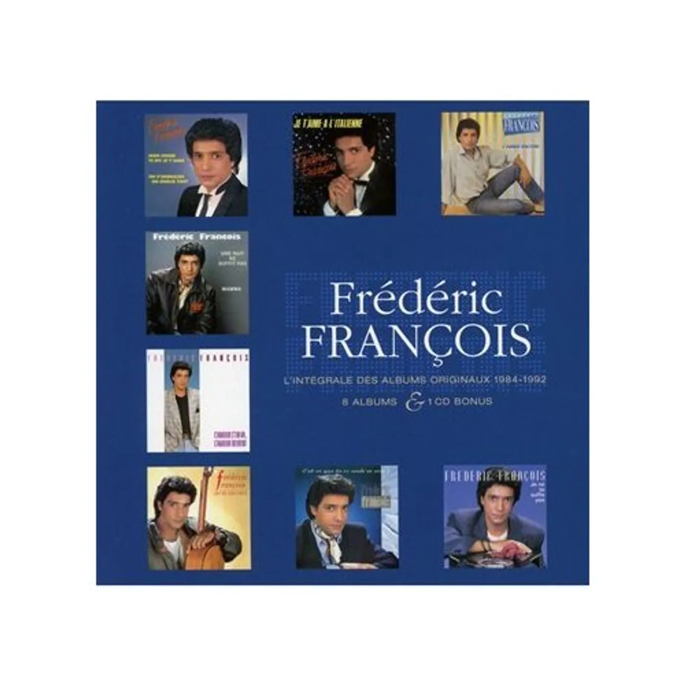 Frédéric François L'INTEGRALE DES ALBUMS ORIGINAUX 1984 - 1992 CD
