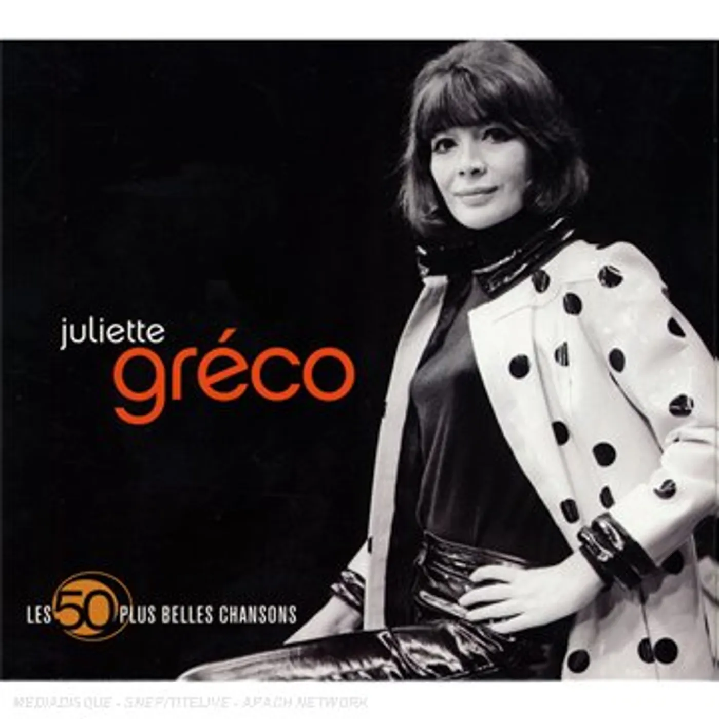 Juliette Gréco LES 50 PLUS BELLES CHANSONS CD