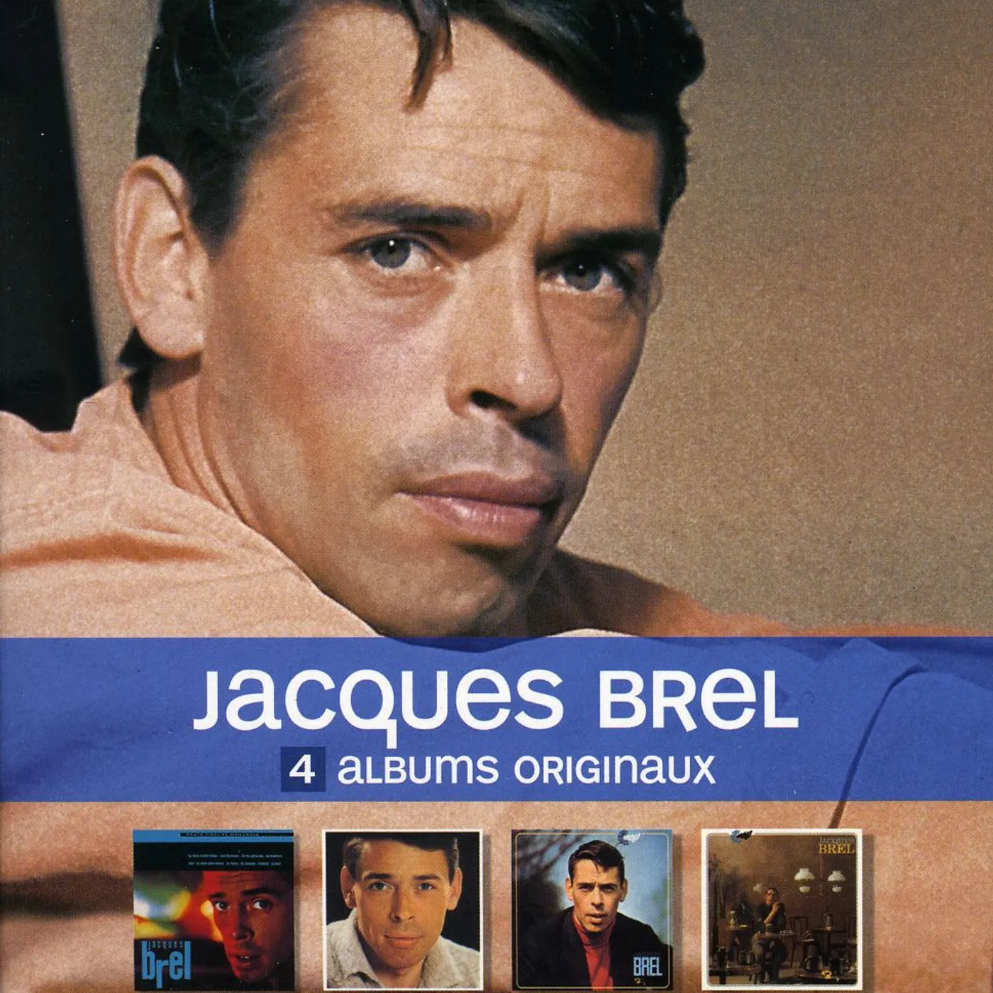 Jacques Brel 4 ORIGINAL ALBUMS CD