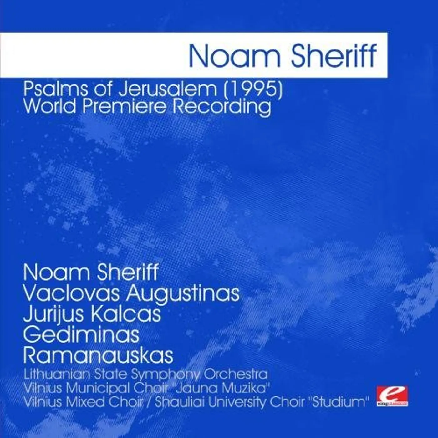 Noam Sheriff SHERIFF: PSALMS OF JERUSALEM 1995 CD
