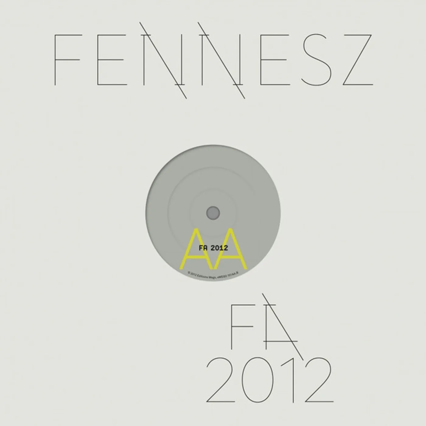 Fennesz FA 2012 Vinyl Record