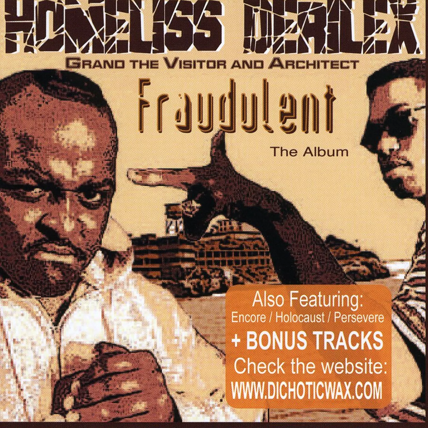 Homeliss Derilex FRAUDULENT THE ALBUM CD