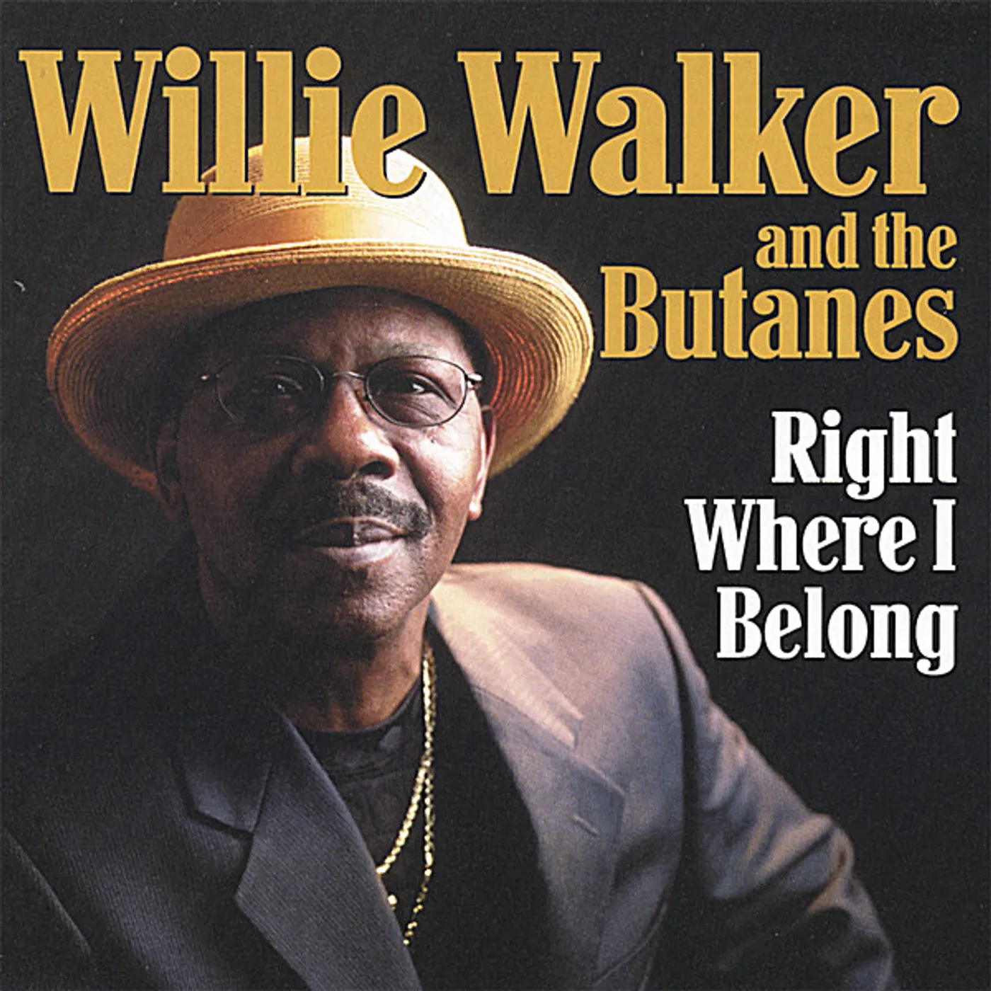 Willie Walker RIGHT WHERE I BELONG CD