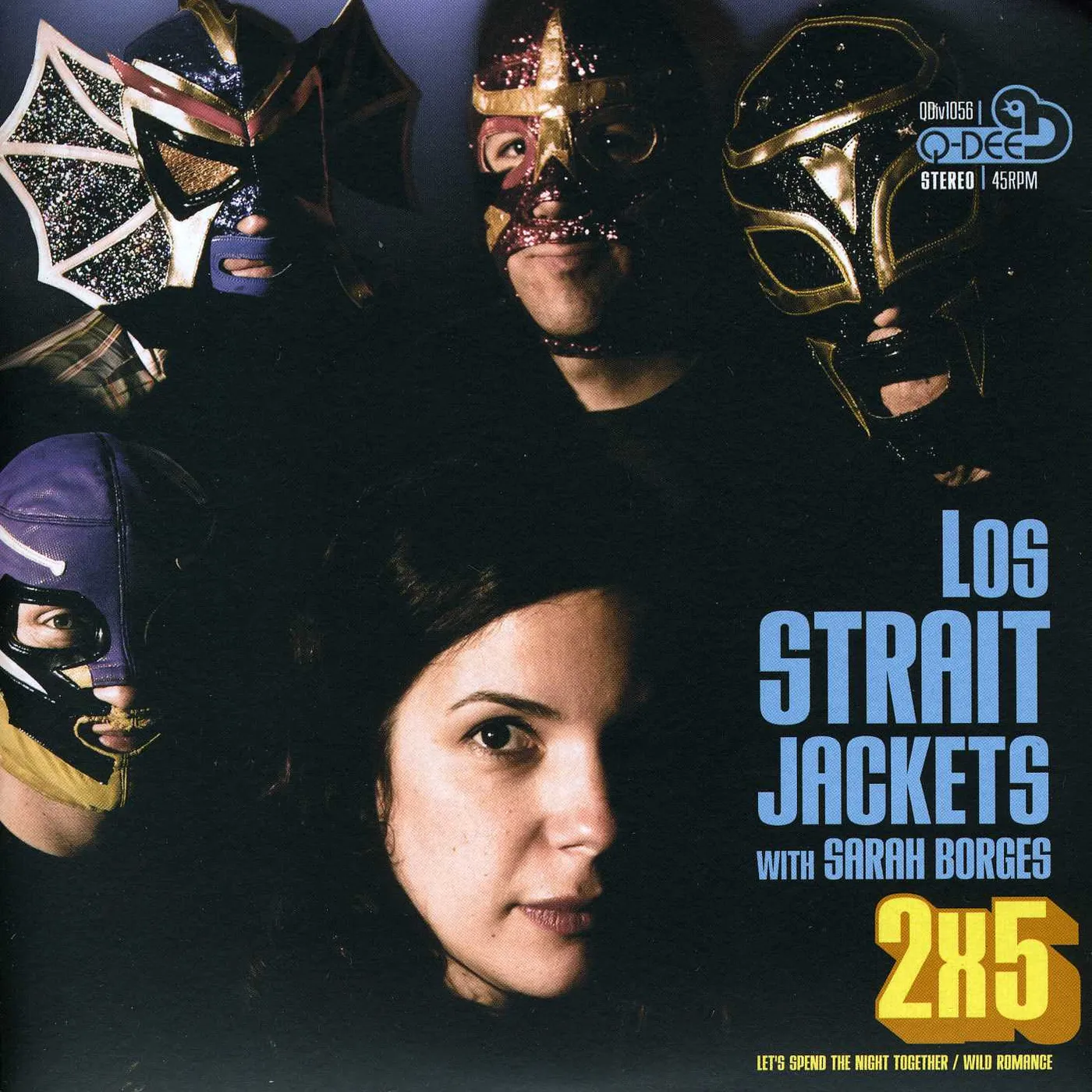 Los Straitjackets LET'S SPEND THE NIGHT TOGETHER / WILD ROMANCE Vinyl Record