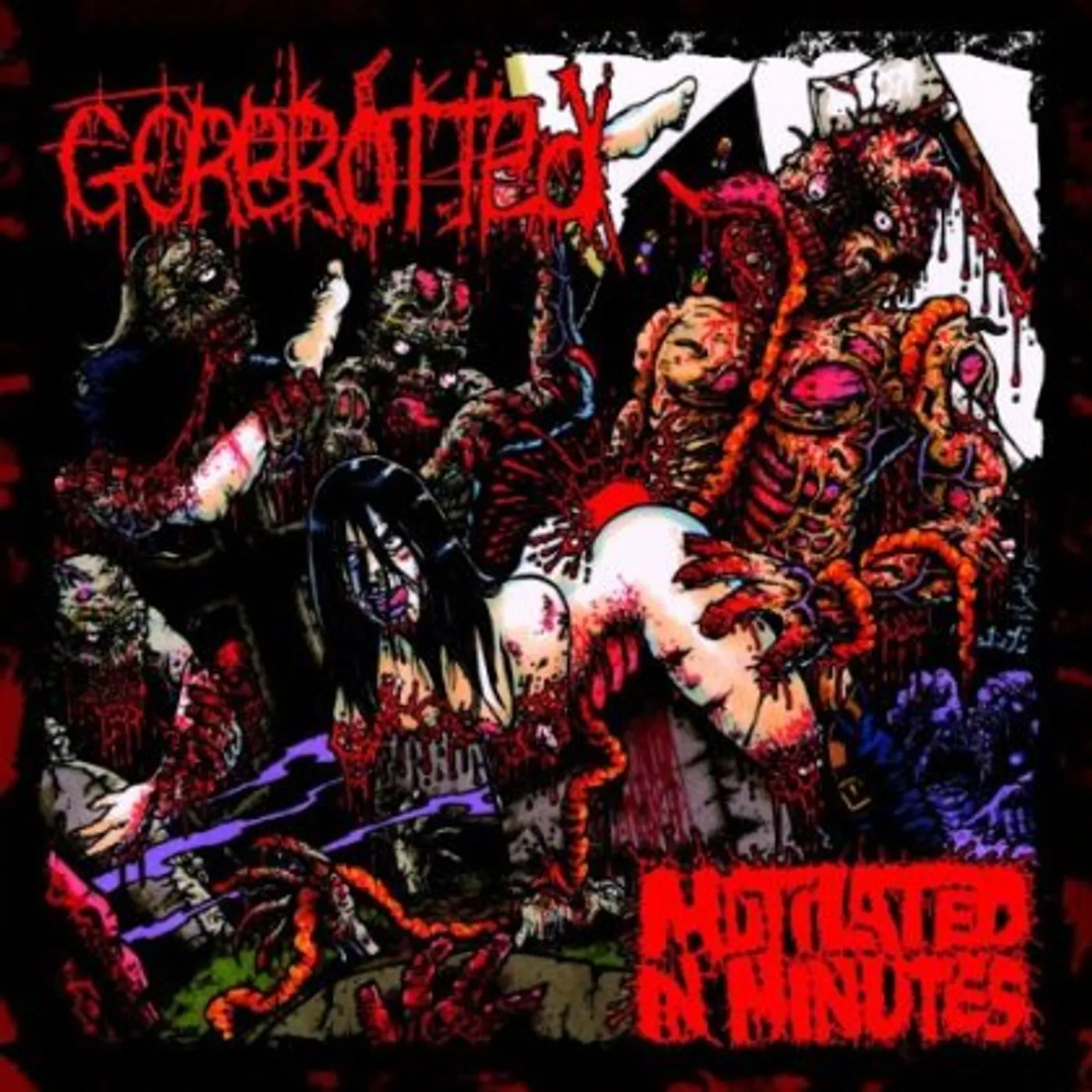 Gorerotted Mutilated in Minutes Vinyl Record