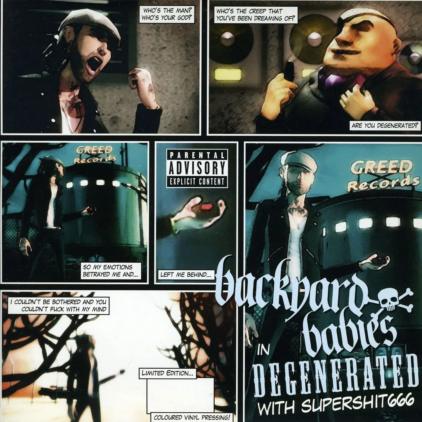 Backyard Babies Degenerated Vinyl Record