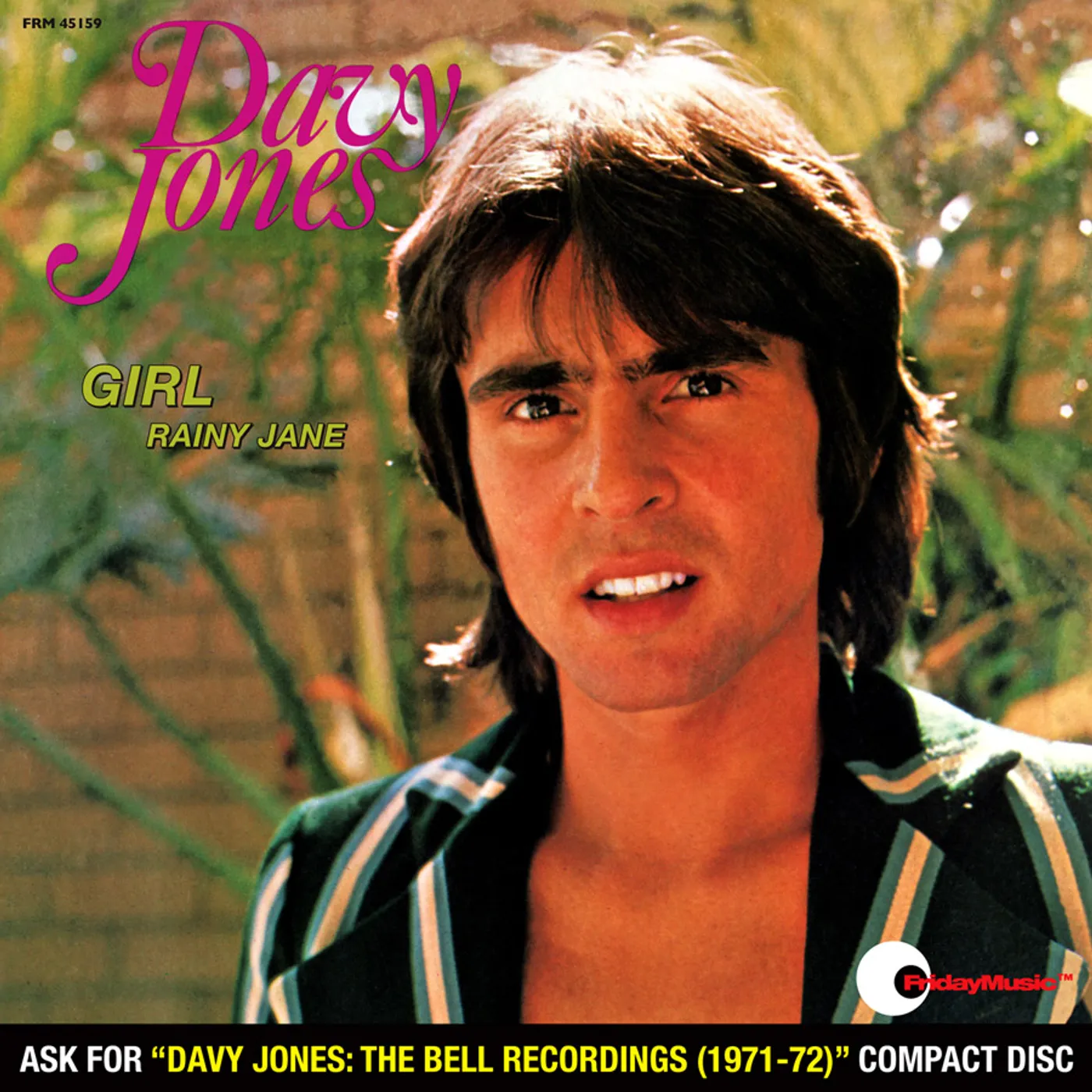 Davy Jones Girl / Rainy Jane Vinyl Record