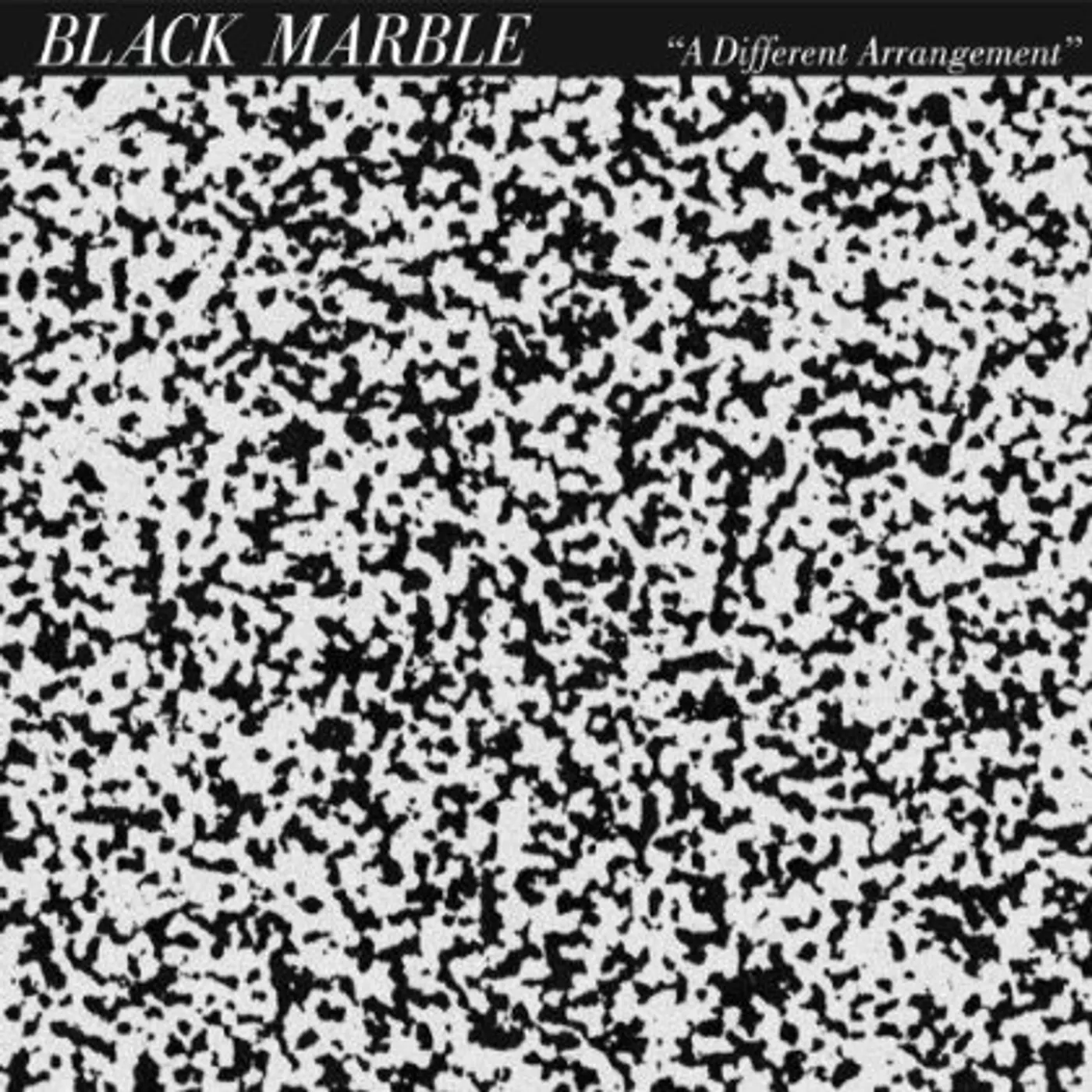 Black Marble DIFFERENT ARRANGEMENT CD