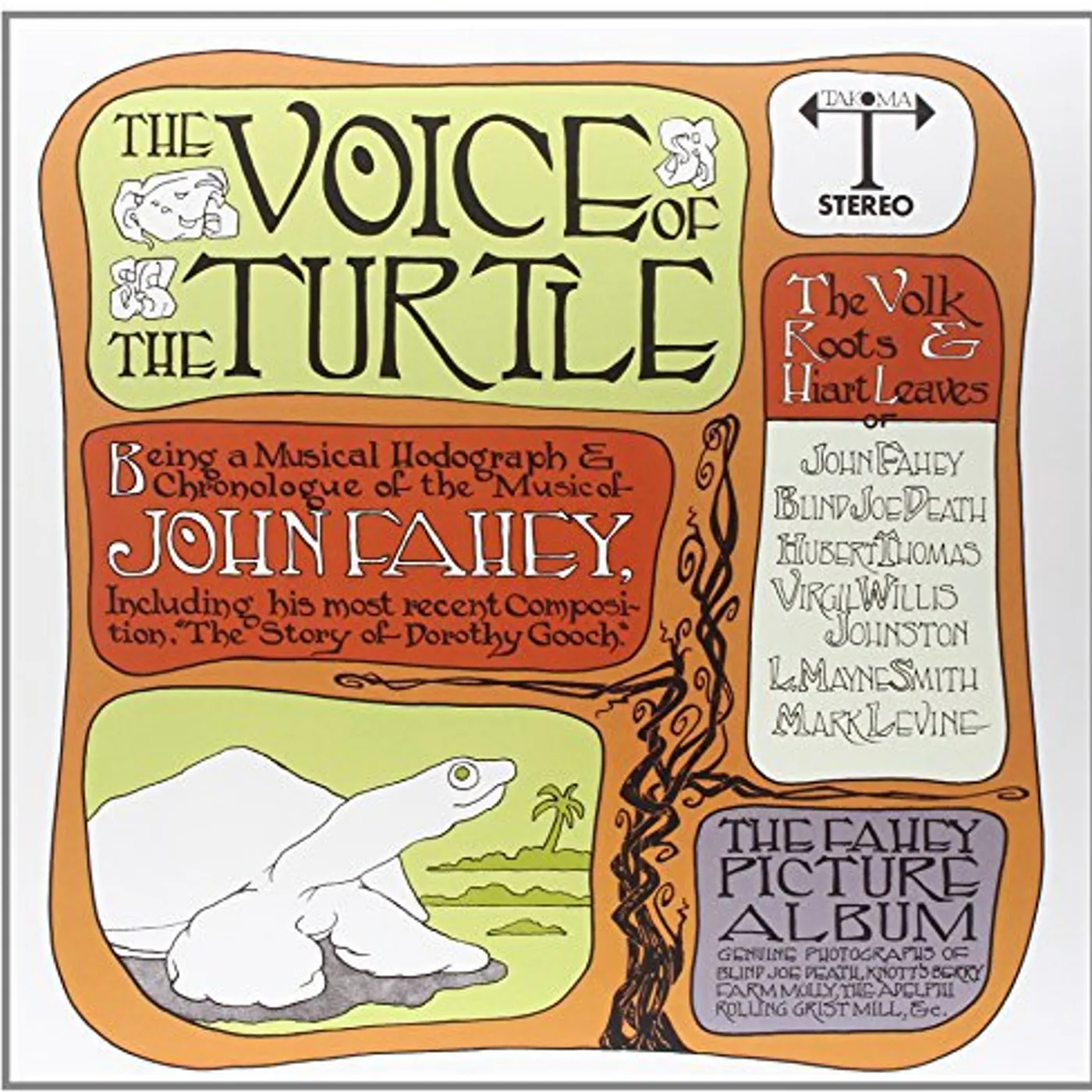 John Fahey VOICE OF TURTLE Vinyl Record