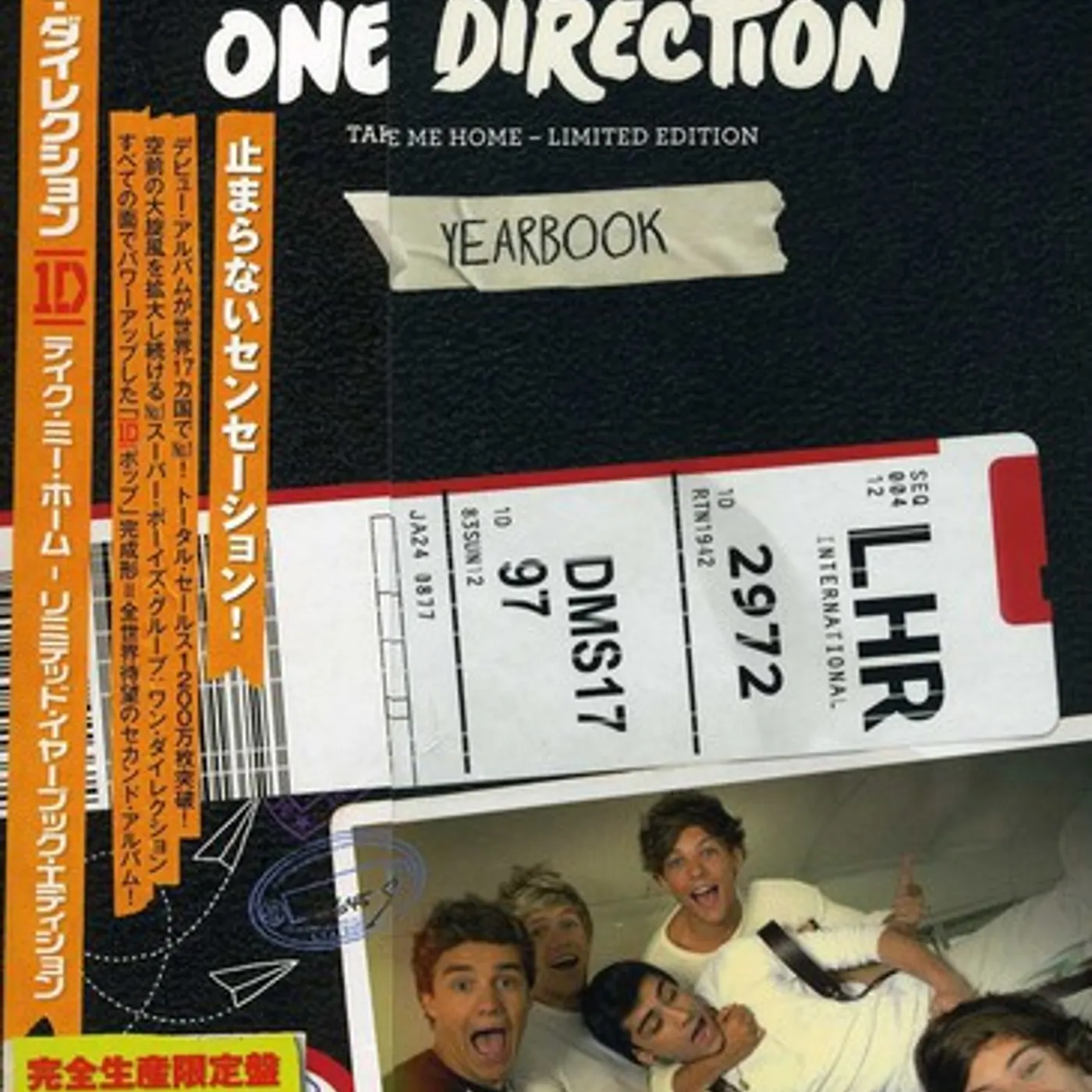 One Direction TAKE ME HOME - LIMITED EDITIONOOK CD