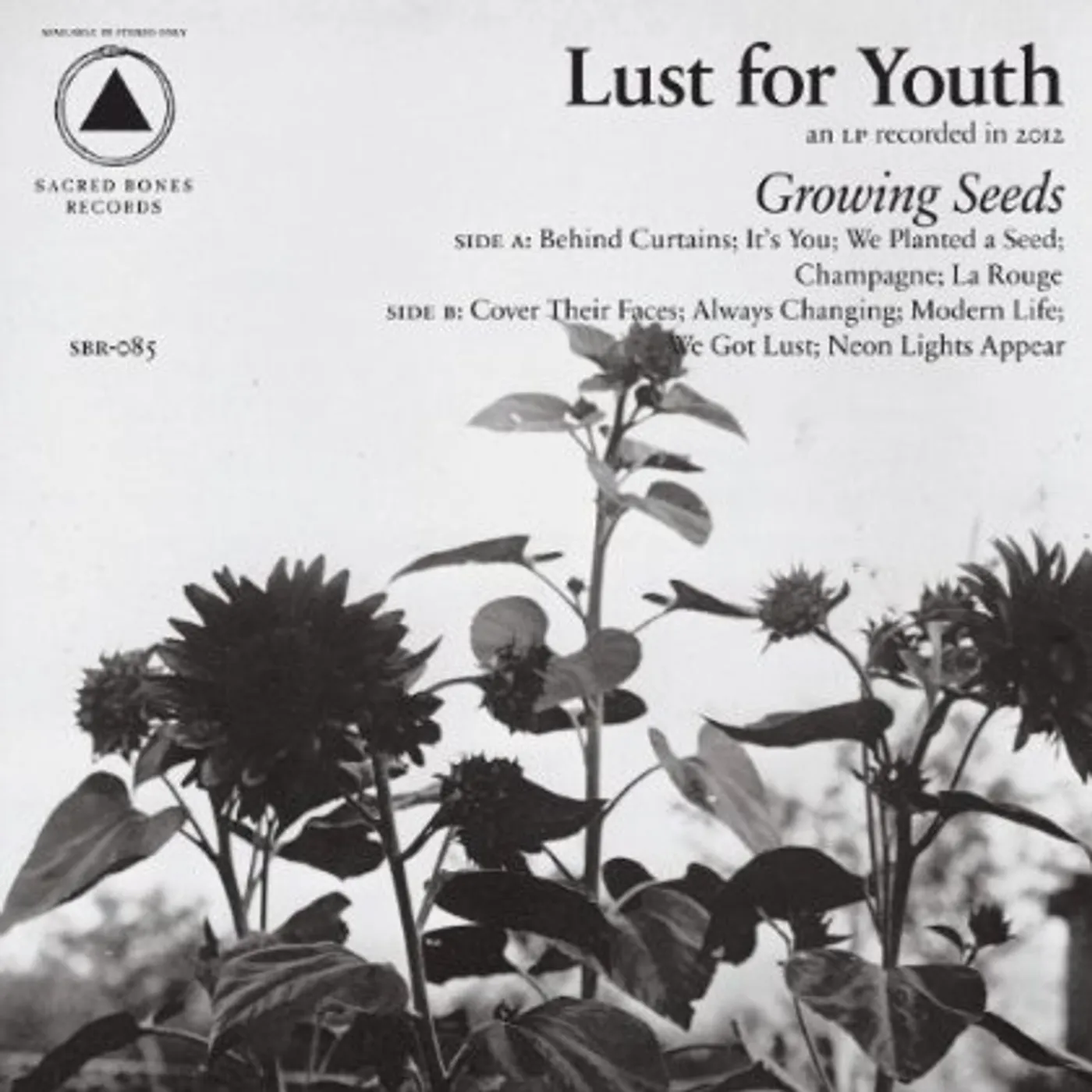 Lust For Youth GROWING SEEDS CD