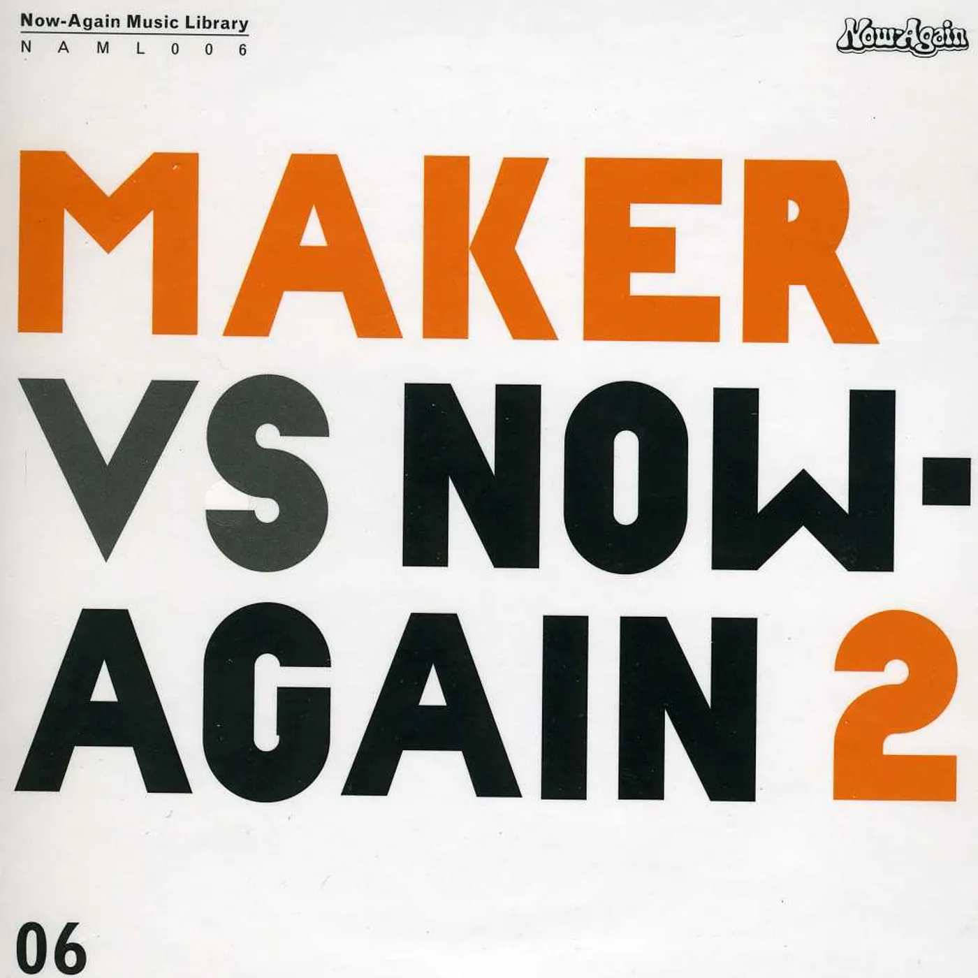 MAKER VS NOW-AGAIN 2 CD