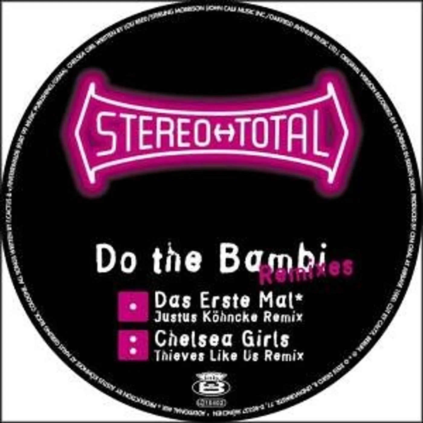 Stereo Total Do The Bambi Vinyl Record