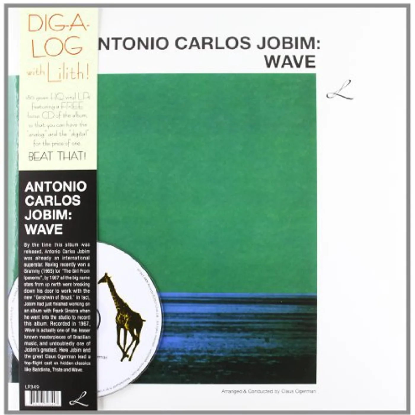Antônio Carlos Jobim Wave Vinyl Record