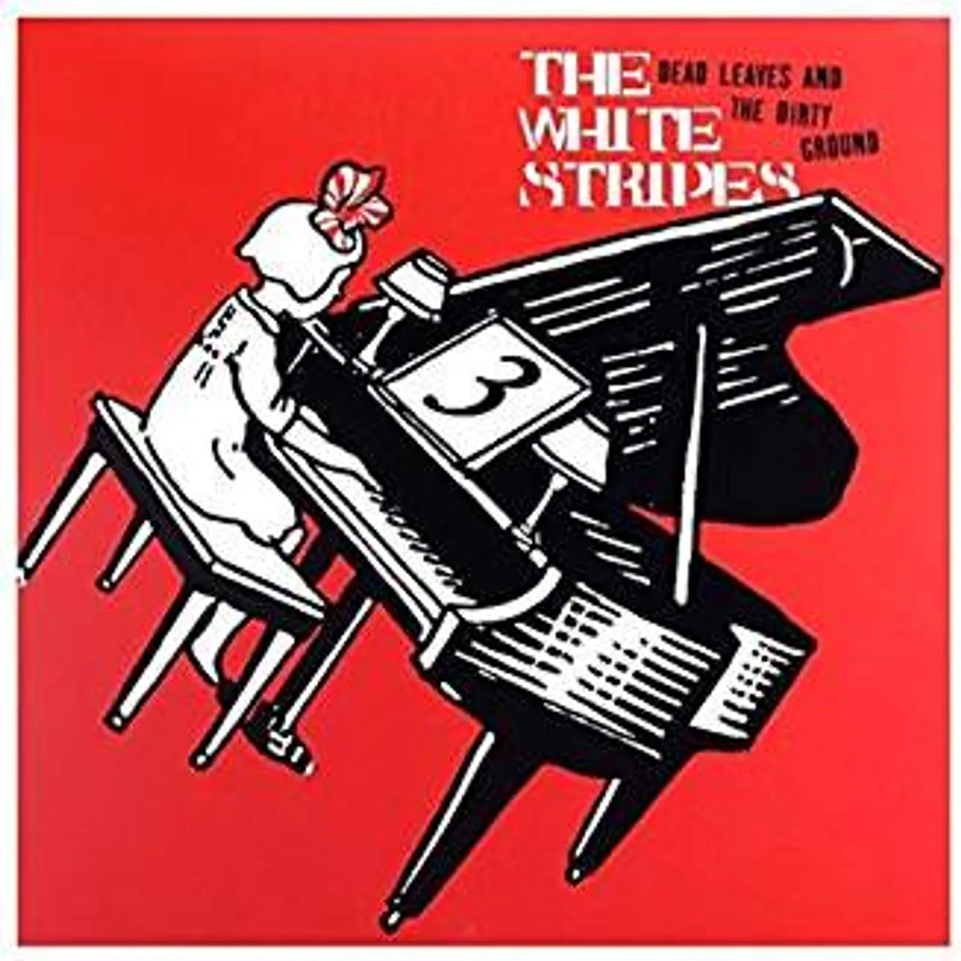 The White Stripes DEAD LEAVES & THE DIRTY GROUND / STOP BREAKING Vinyl Record