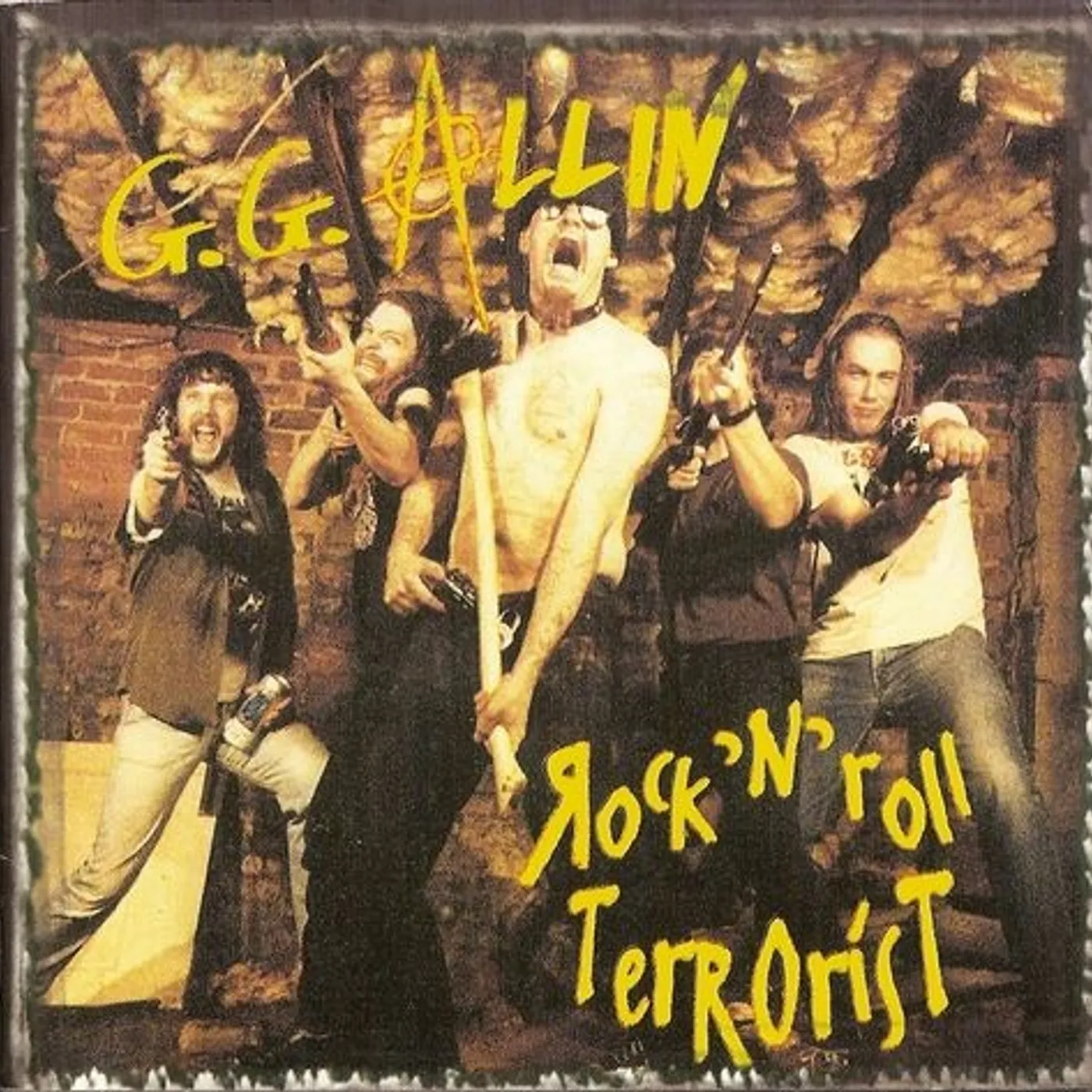 GG Allin Rock'n'roll terrorist Vinyl Record