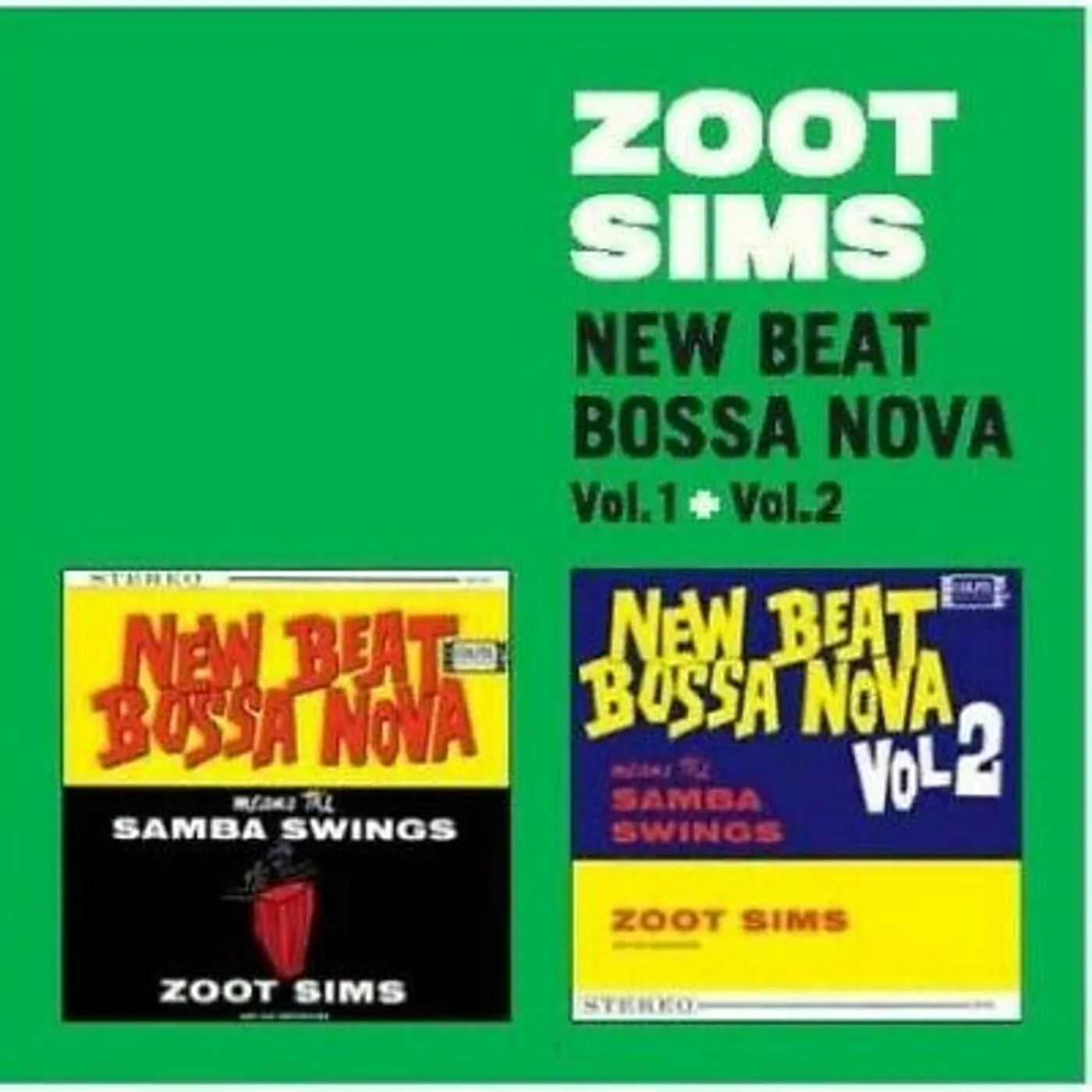 Zoot Sims NEW BEAT BOSSA NOVA 1 & 2 CD