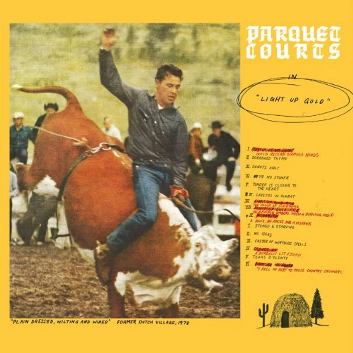 Parquet Courts Light Up Gold Vinyl Record