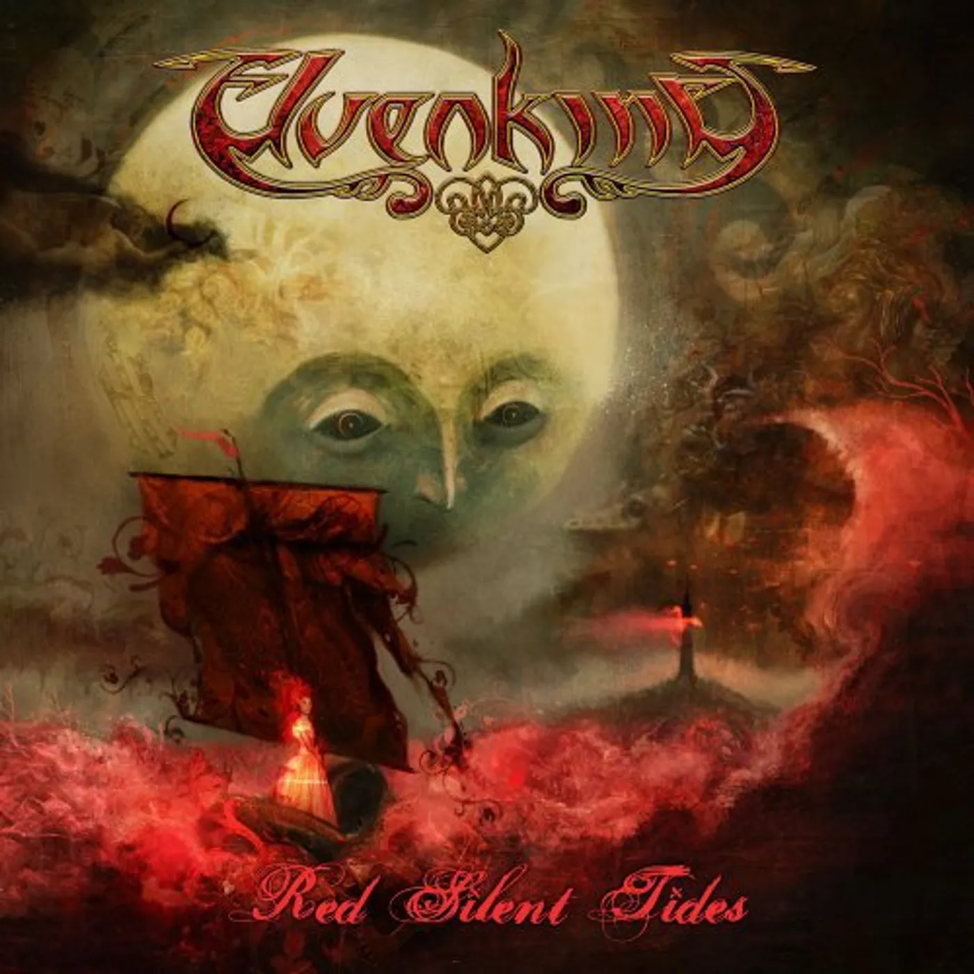 Elvenking Red Silent Tides Vinyl Record