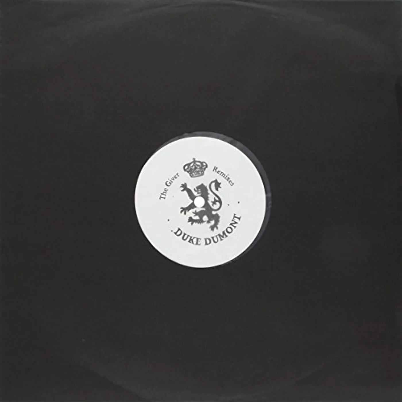Duke Dumont GIVER REMIXES (TIGA REMIX) Vinyl Record