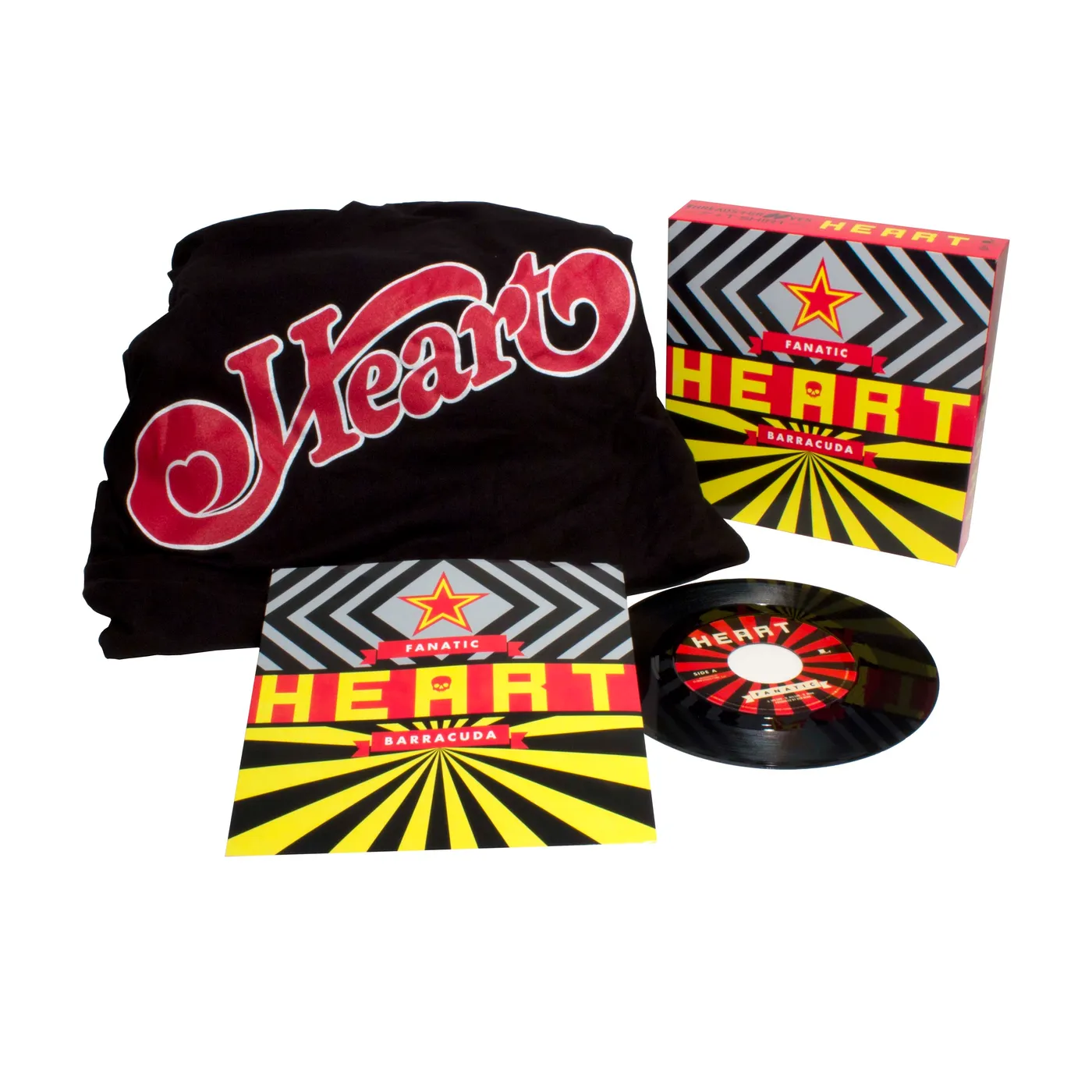 Heart FANATIC / BARRACUDA (WTSH) Vinyl Record - Shirt Included, Collector's Edition