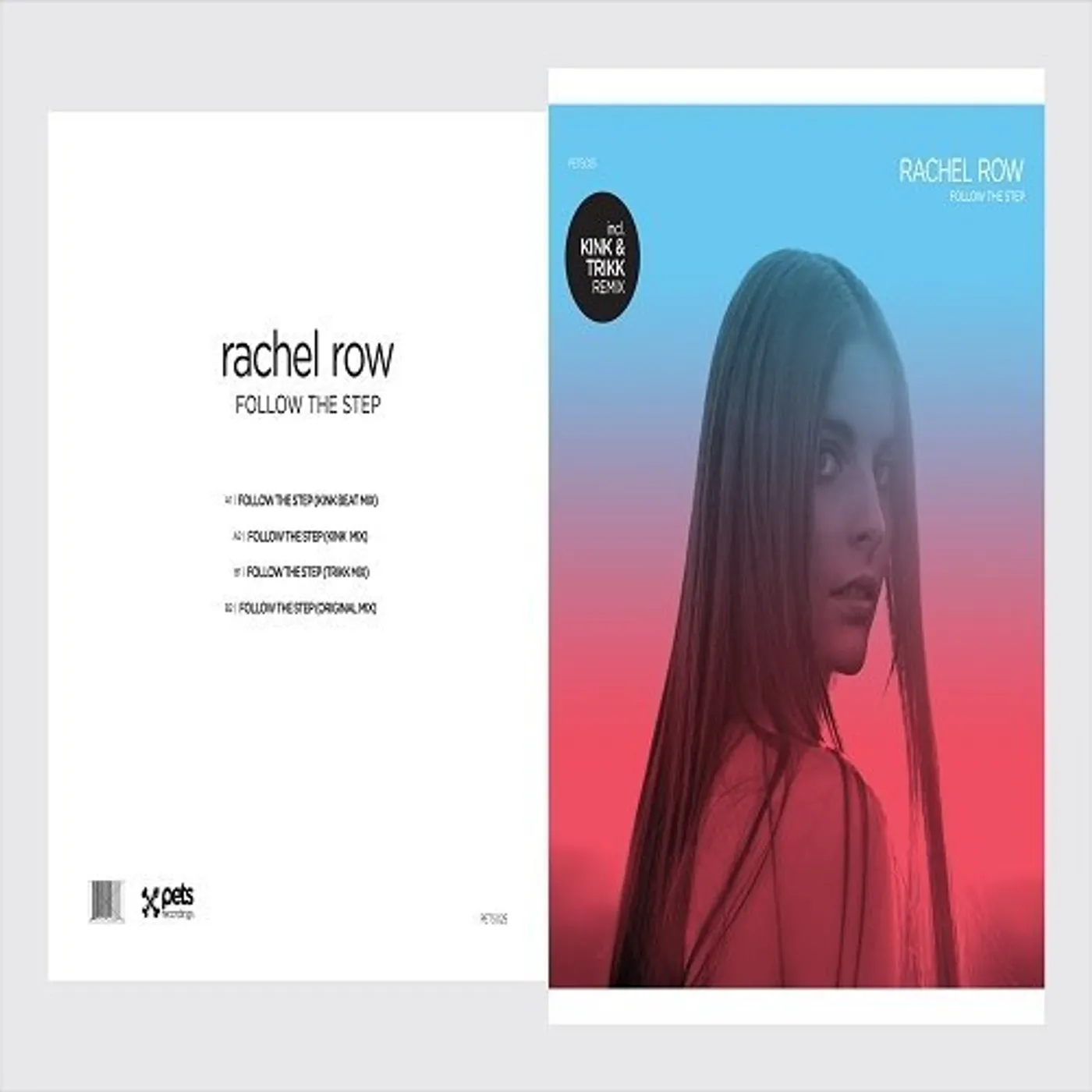 Rachel Row FOLLOW THE STEPS Vinyl Record