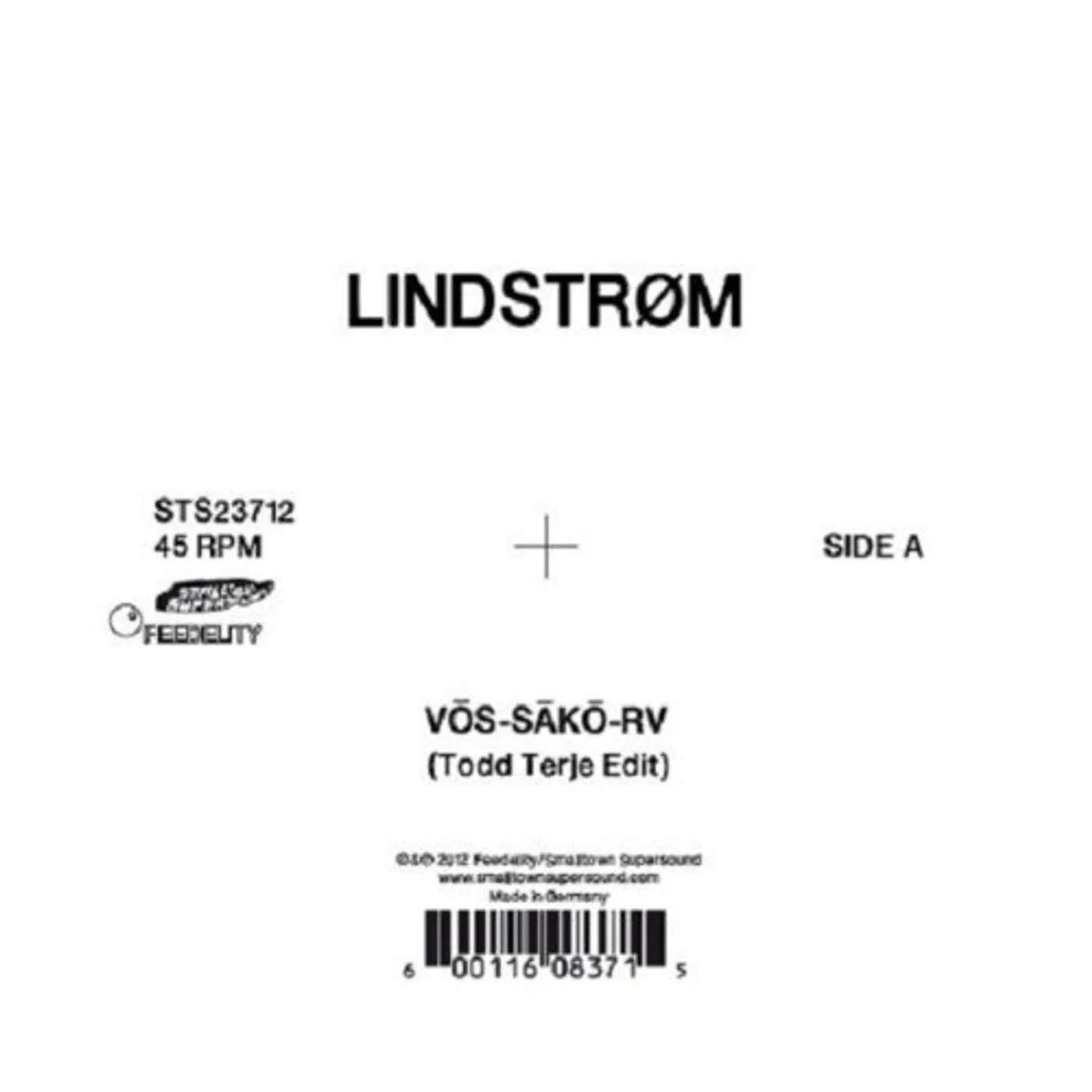 Lindstrøm VOS-SAKO-RV Vinyl Record