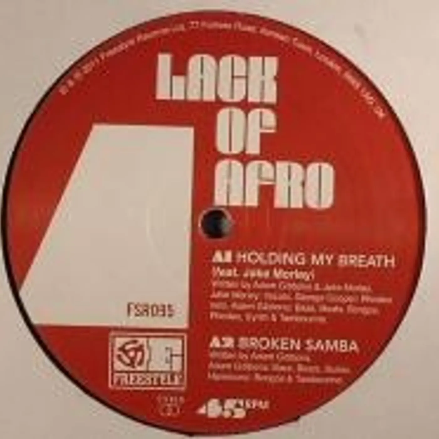 Lack Of Afro HOLDING MY BREATH Vinyl Record