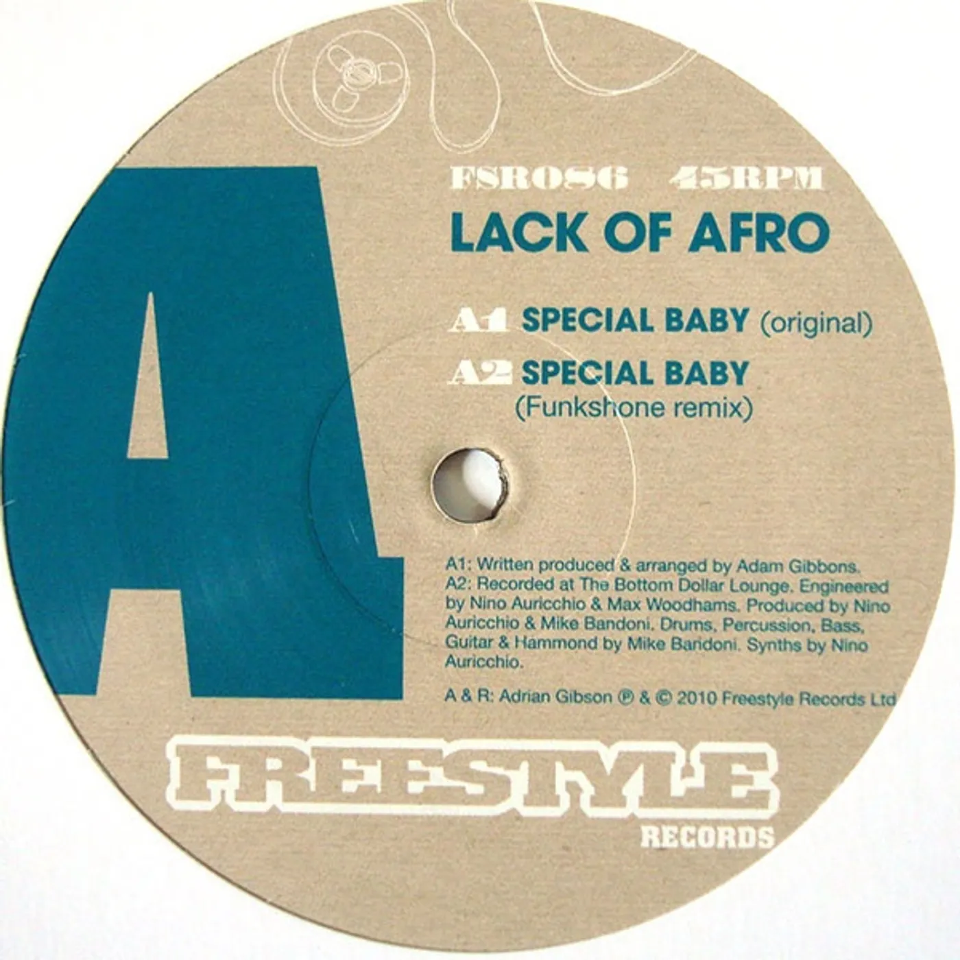 Lack Of Afro SPECIAL BABY Vinyl Record