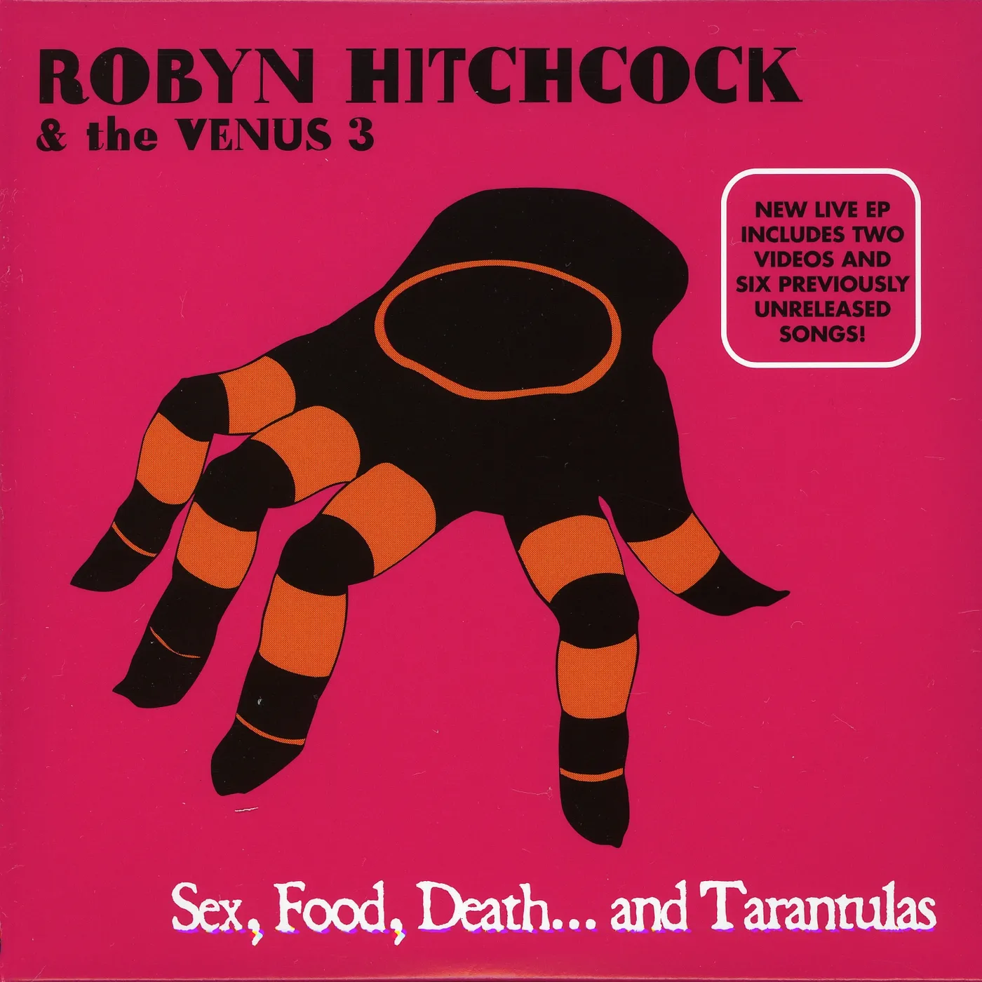 Robyn Hitchcock SEX FOOD DEATH & TARANTULAS CD