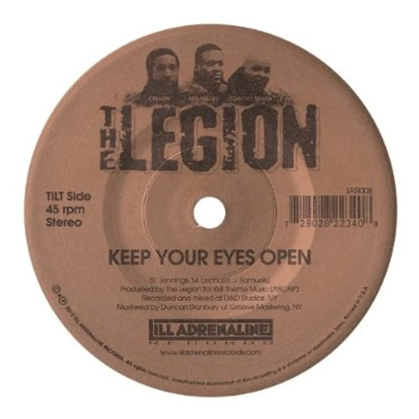Legion Keep Your Eyes Open / Street Truth Vinyl Record
