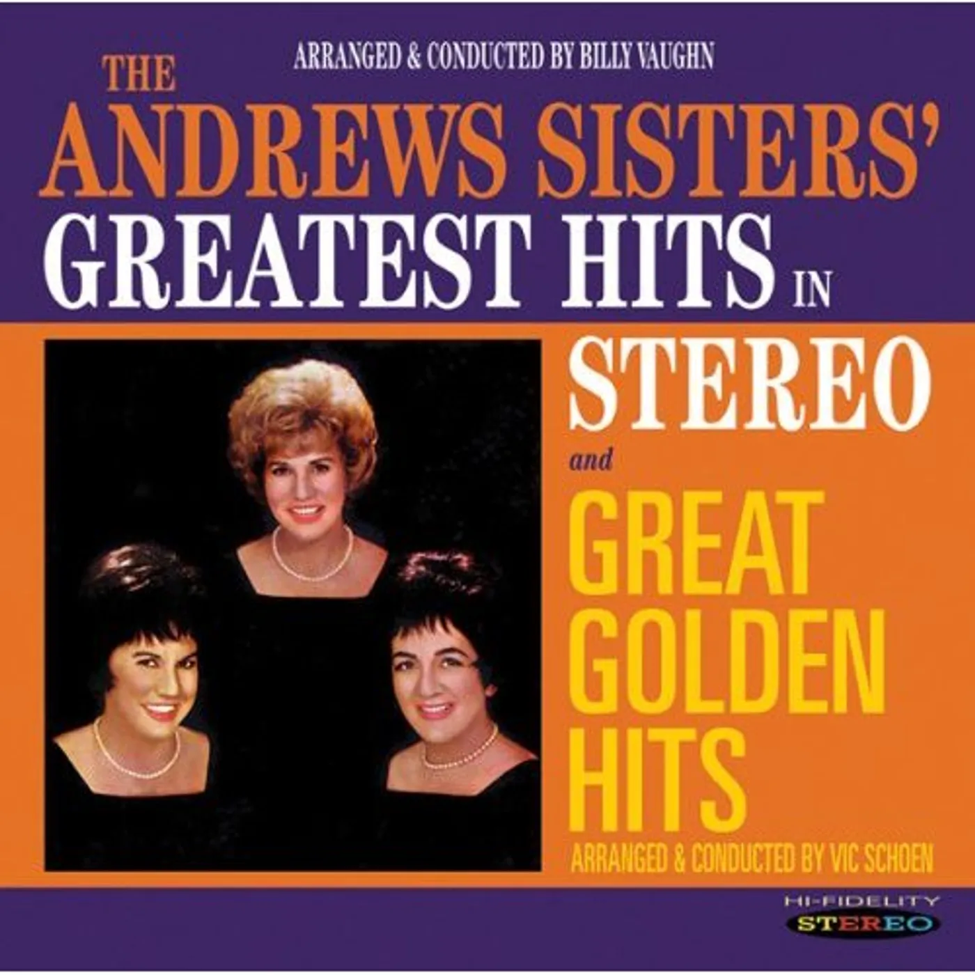 The Andrews Sisters GREATEST HITS IN STEREO / GREAT GOLDEN HITS CD