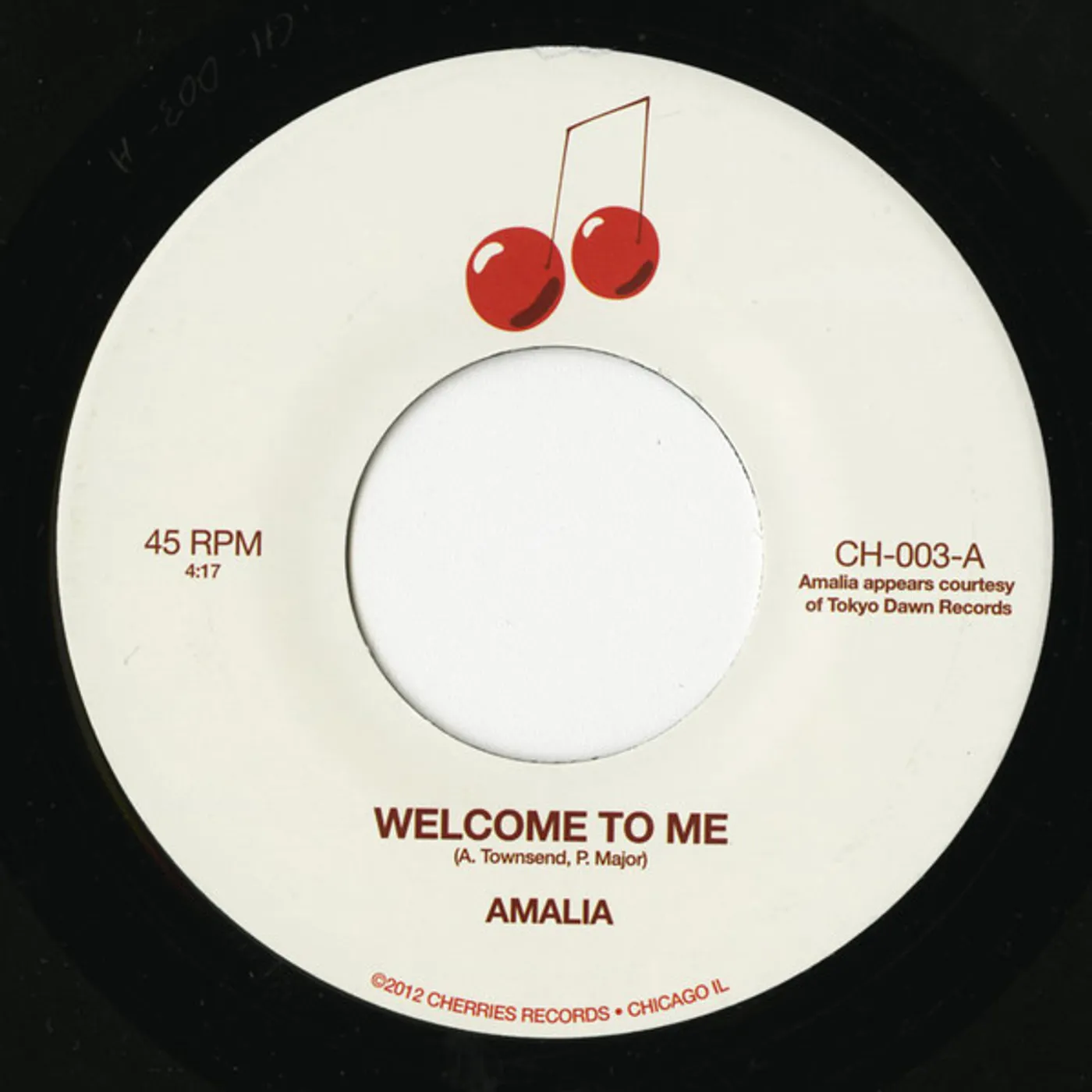 Amalia WELCOME TO ME / BONAFIDE Vinyl Record