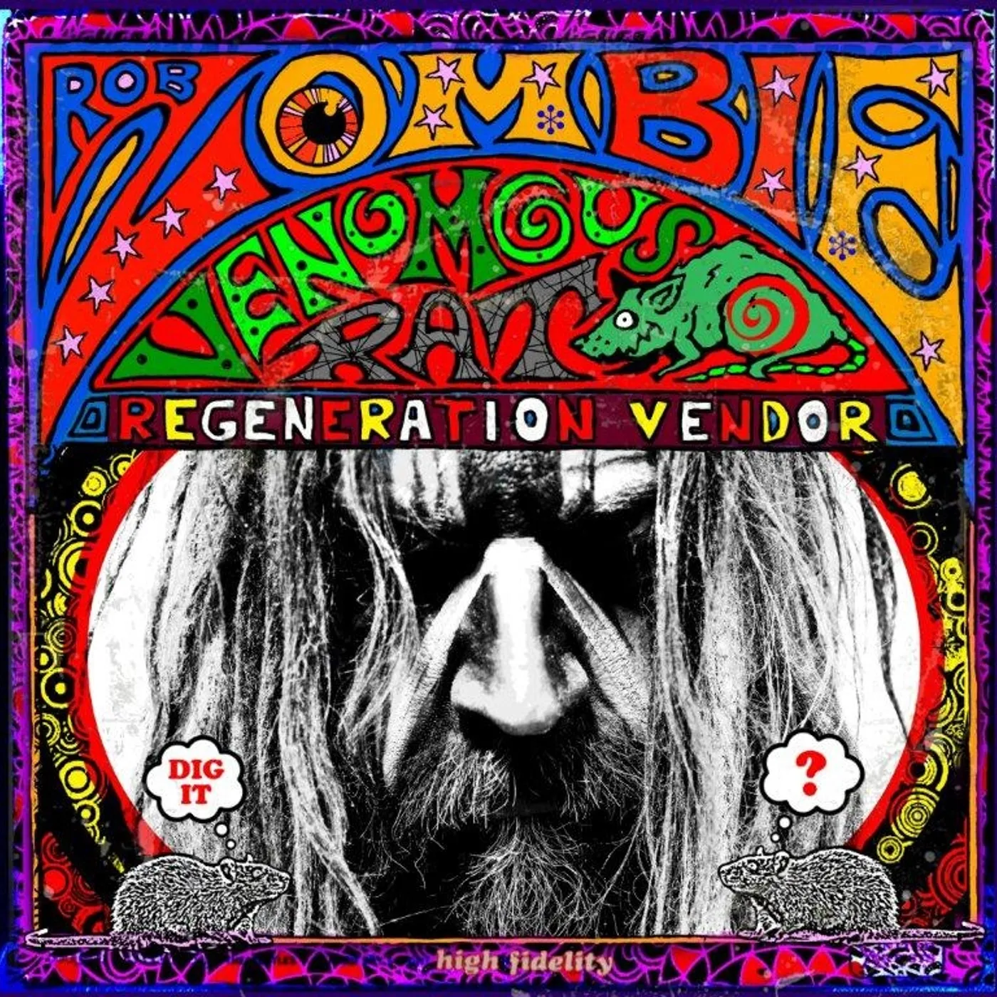 Rob Zombie Venomous Rat Regeneration Vendor Vinyl Record