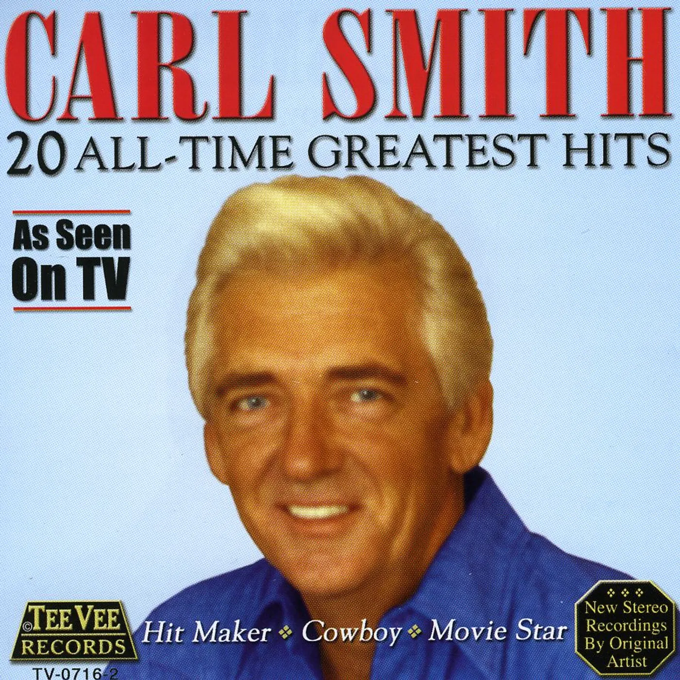 Carl Smith 20 ALL TIME GREATEST HITS CD