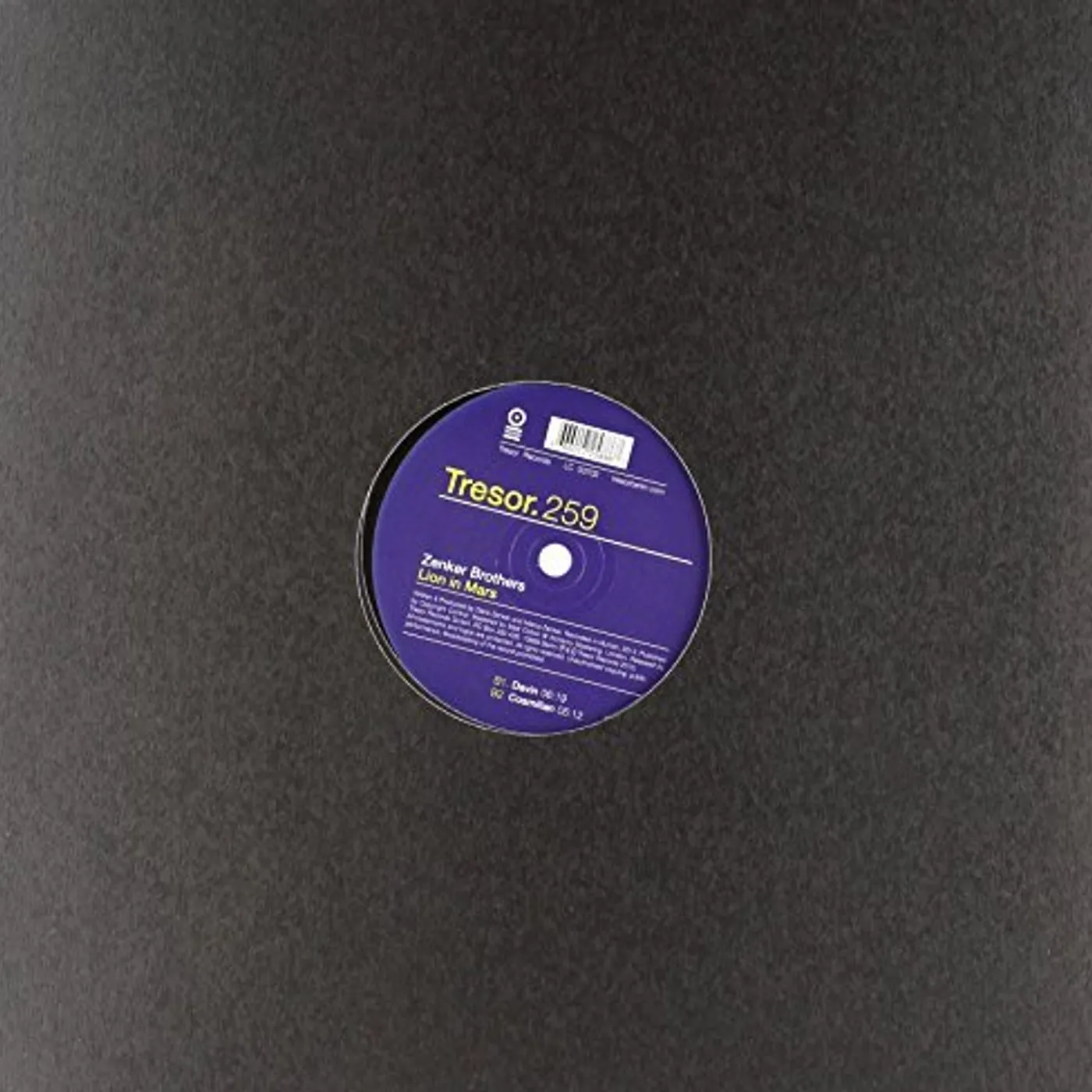 Zenker Brothers Lion in Mars Vinyl Record