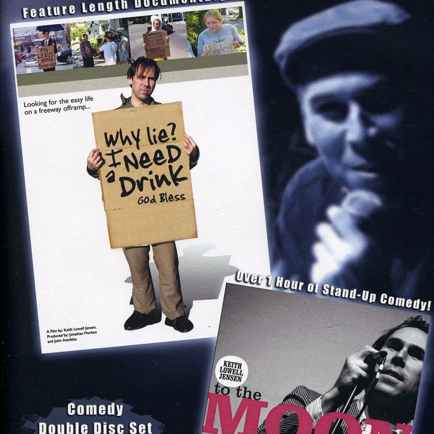 Keith Lowell Jensen DOUBLE PLUS GOOD (WHY LIE/NEED A DRINK/TO THE MOON DVD