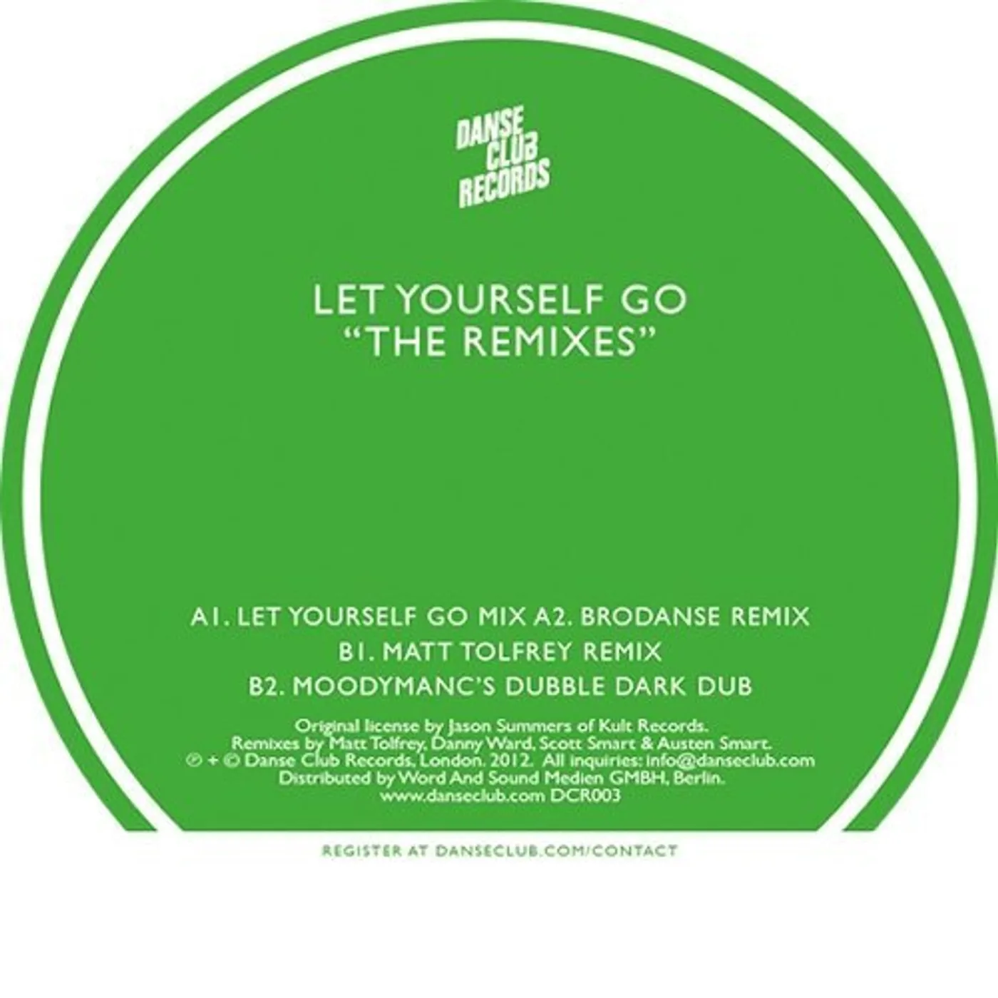 95 North LET YOURSELF GO - THE REMIXES Vinyl Record