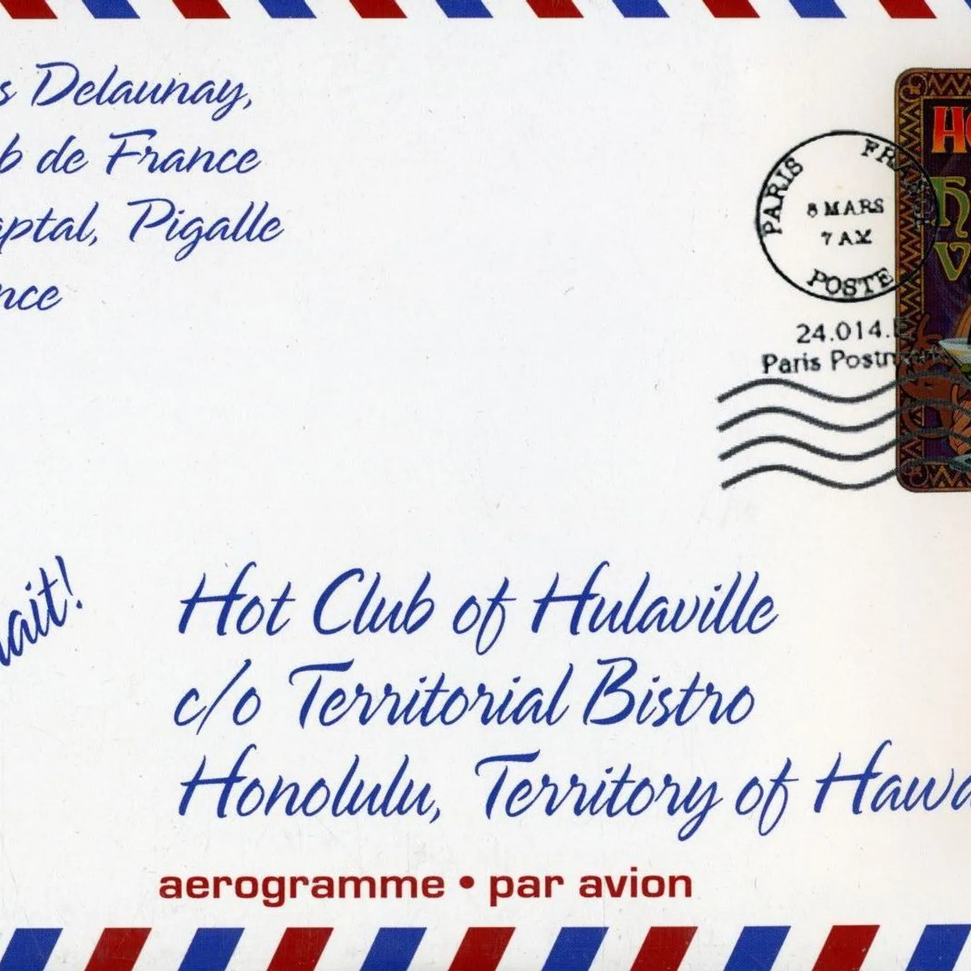 Hot Club of Hulaville DJANGO WOULD GO CD