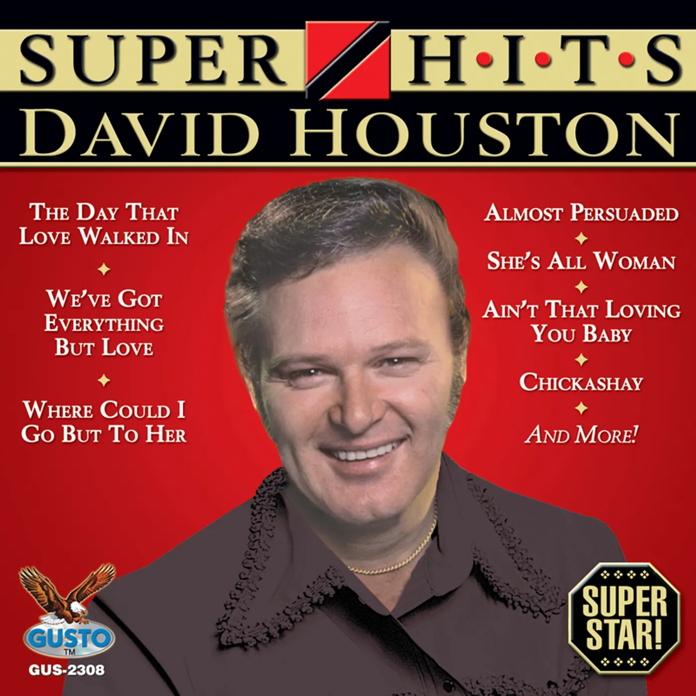 David Houston SUPER HITS CD