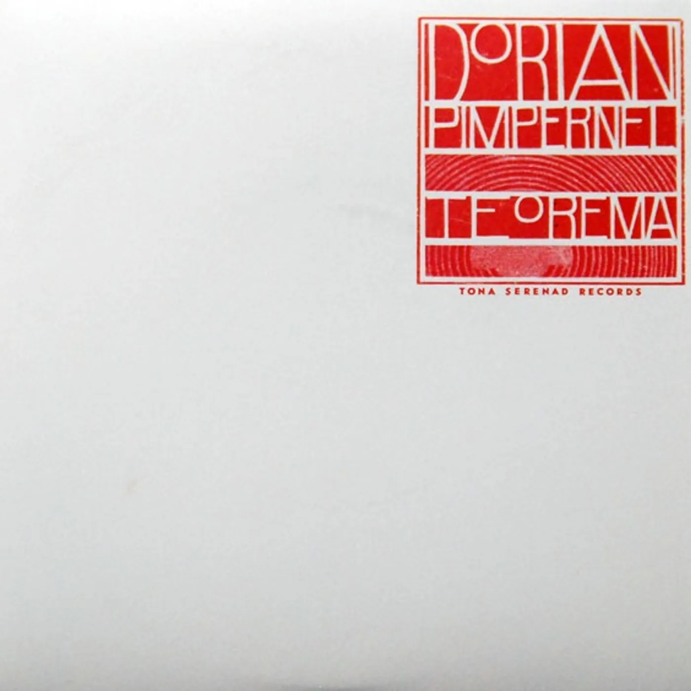 Dorian Pimpernel Teorema Vinyl Record