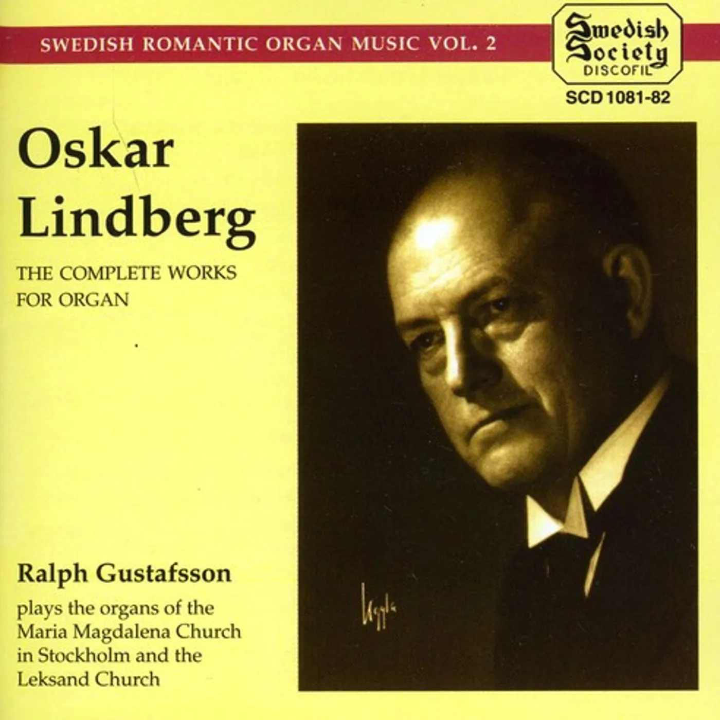 Oskar Lindberg V 2: SWEDISH ROMANTIC ORGAN MU CD