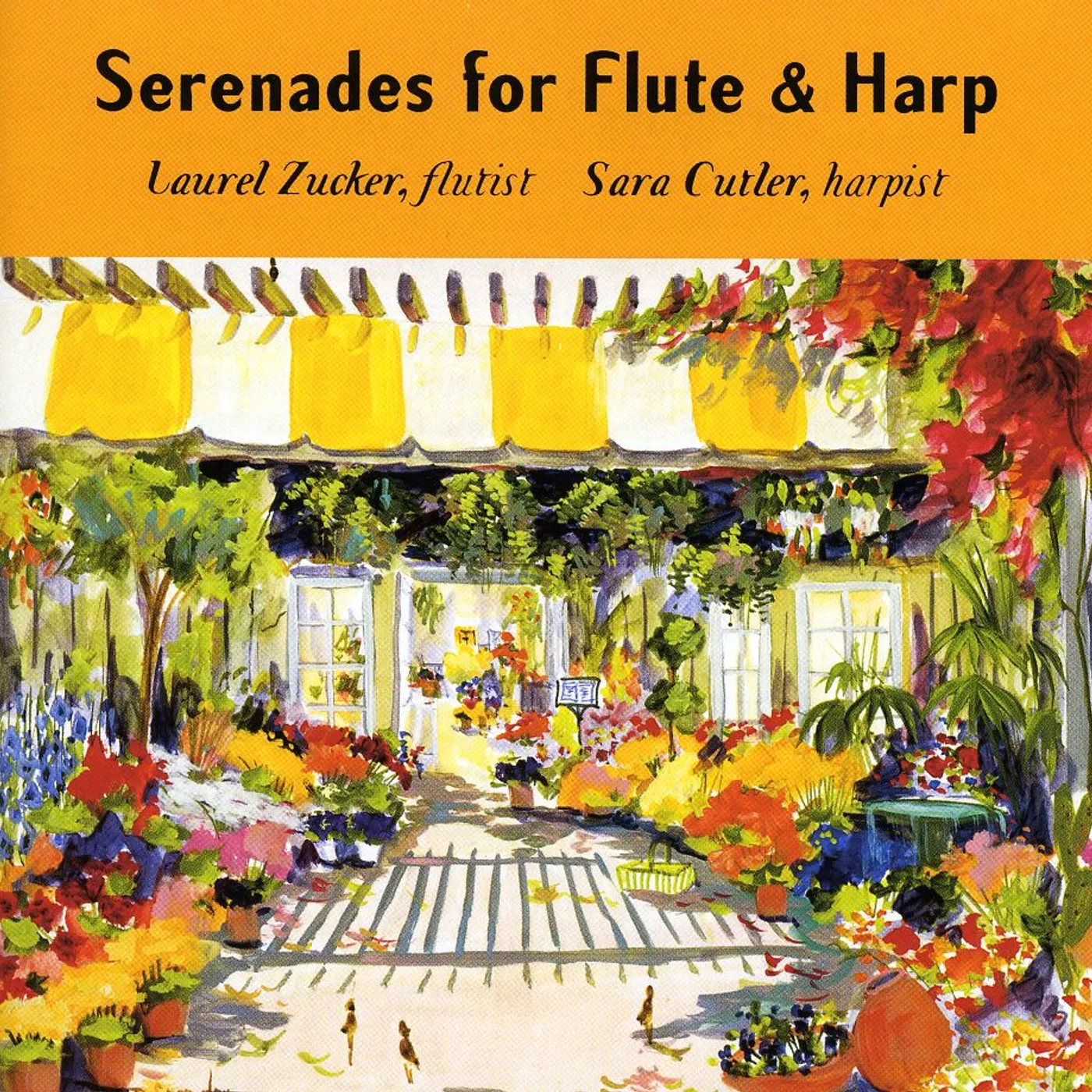 Laurel Zucker SERENADES FOR FLUTE AND HARP CD