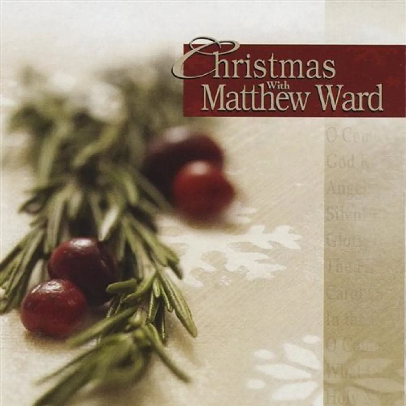 Matthew Ward CHRISTMAS WITH CD