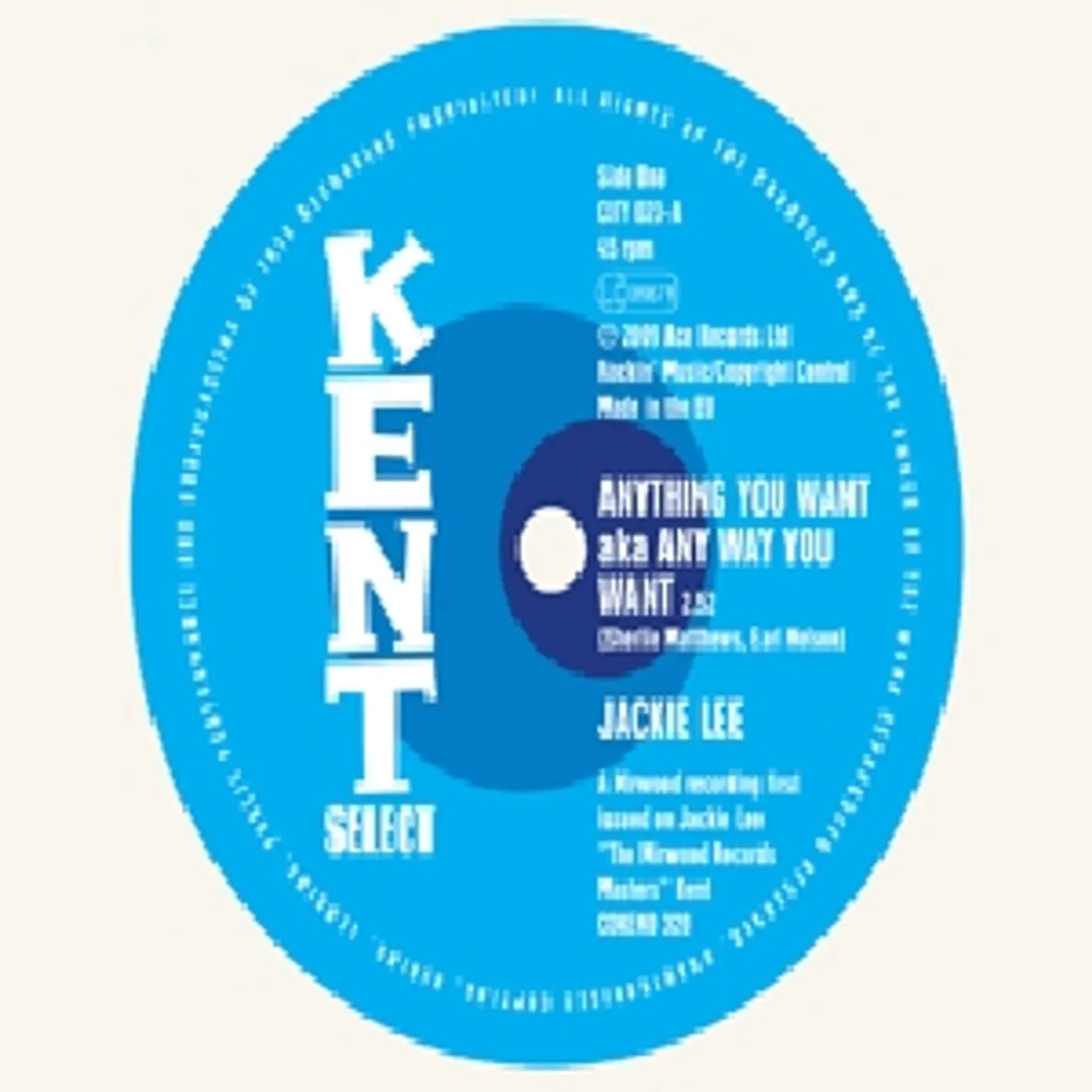 Jackie Lee Anything You Want / Trust Me Vinyl Record