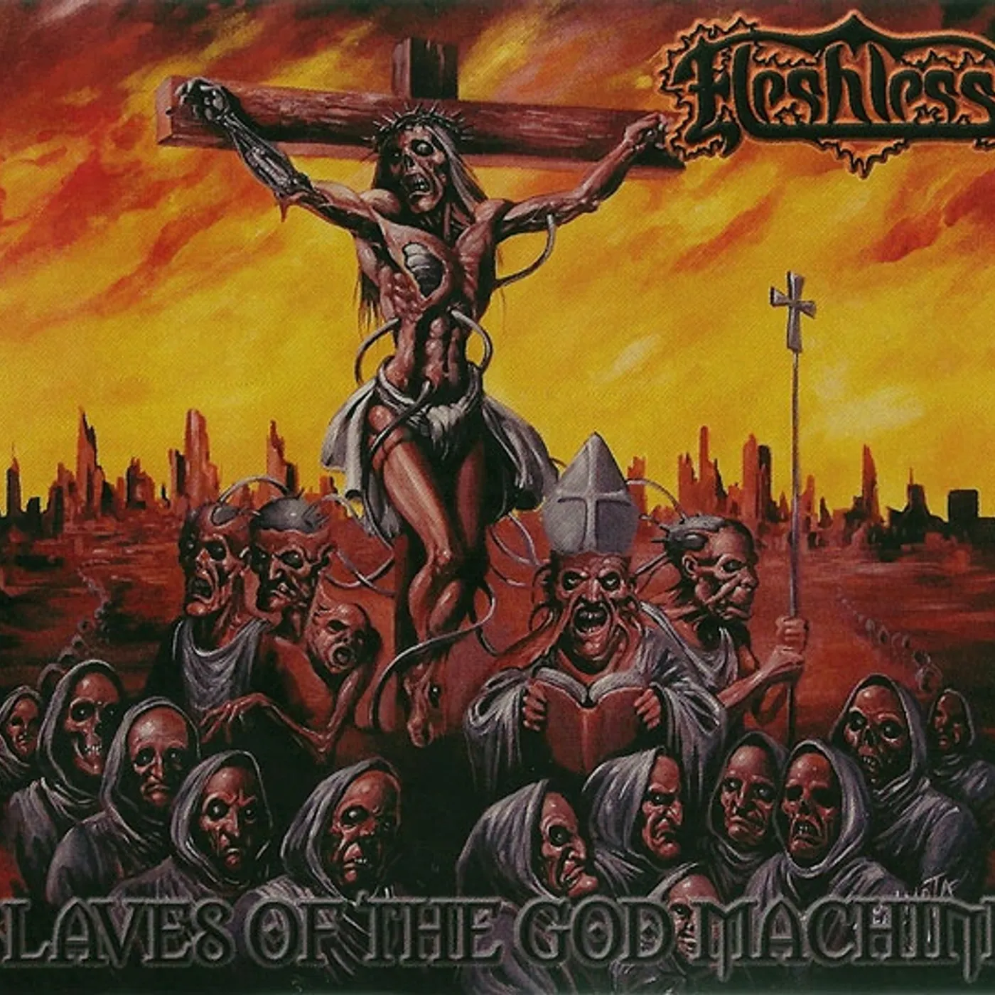 Fleshless Slaves Of The God Machine Vinyl Record