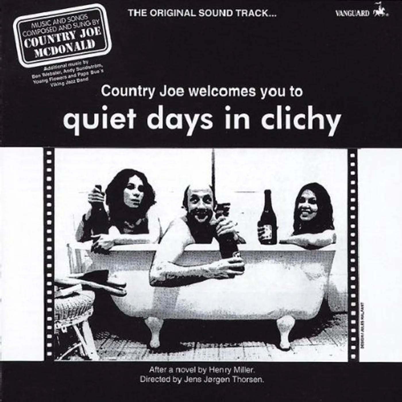 Country Joe McDonald QUIET DAYS IN CLICHY SOUNDTRACK CD
