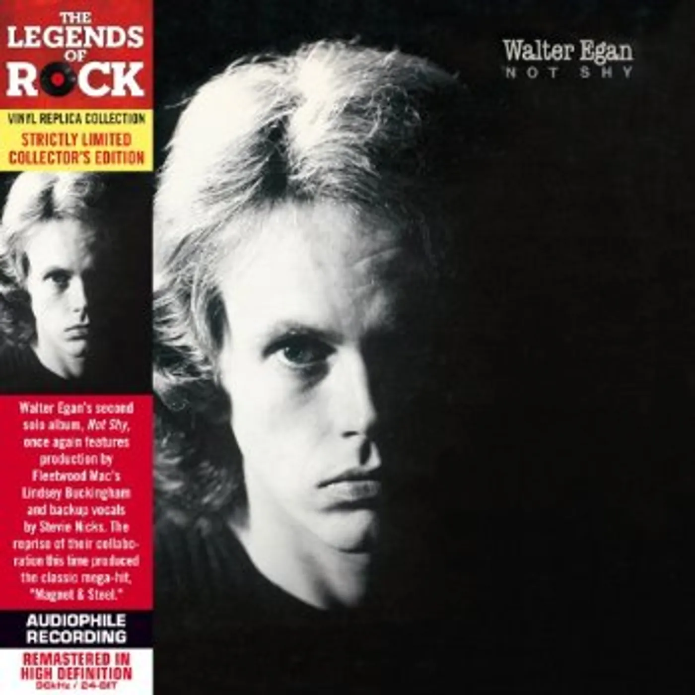 Walter Egan NOT SHY CD